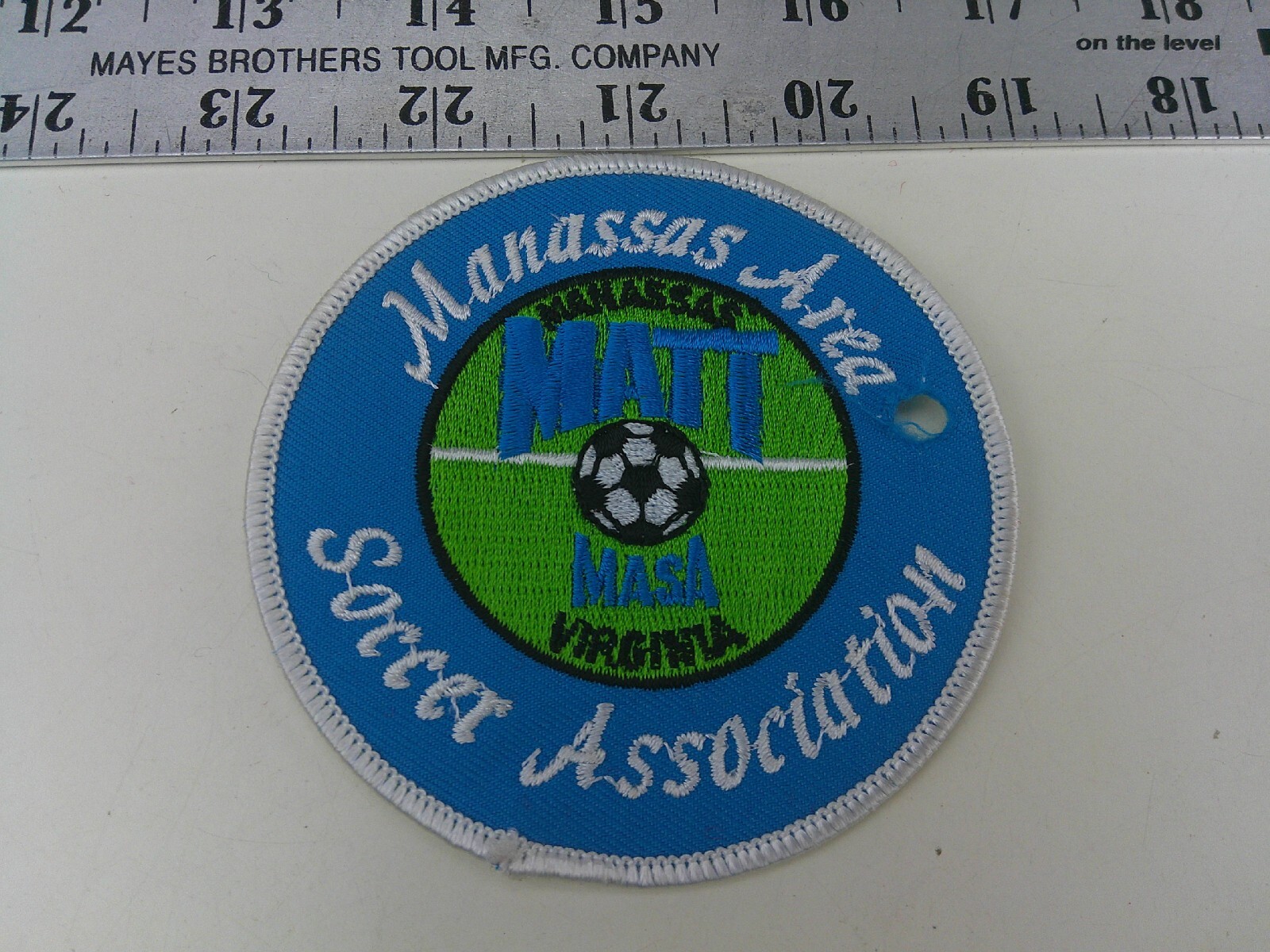 Vintage Manassas Area Soccer Association #2 Football Sports Related Patch BIS