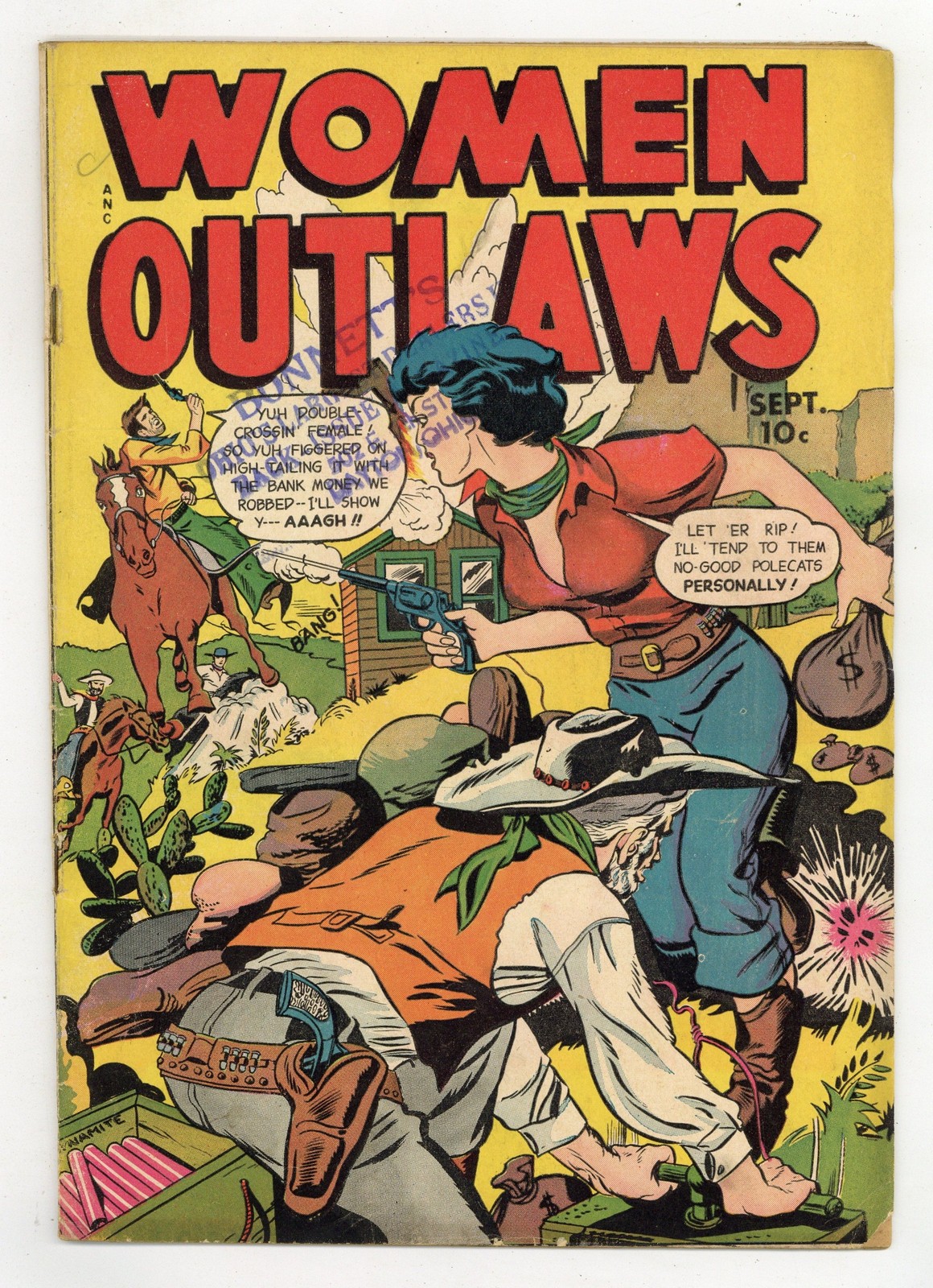 Women Outlaws #8 GD/VG 3.0 1949