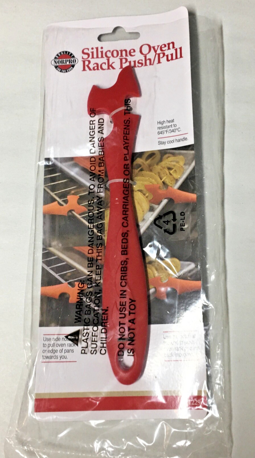 Norpro 1229 Oven Rack Silicone Push & Pull Tool Norpro 1229 Oven Rack Silicone Push & Pull Tool