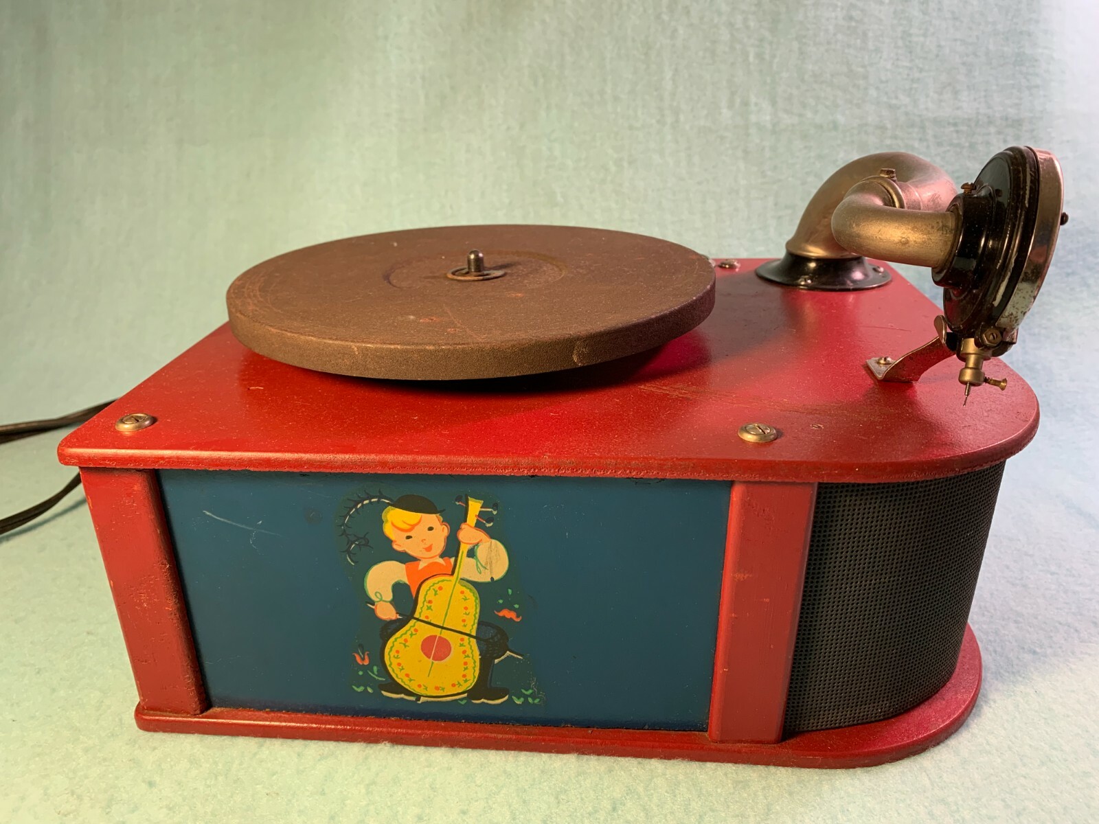 Burkaw Vintage(C1935-50) Childs Electric Phonograph from Burkaw Electric Co. NY