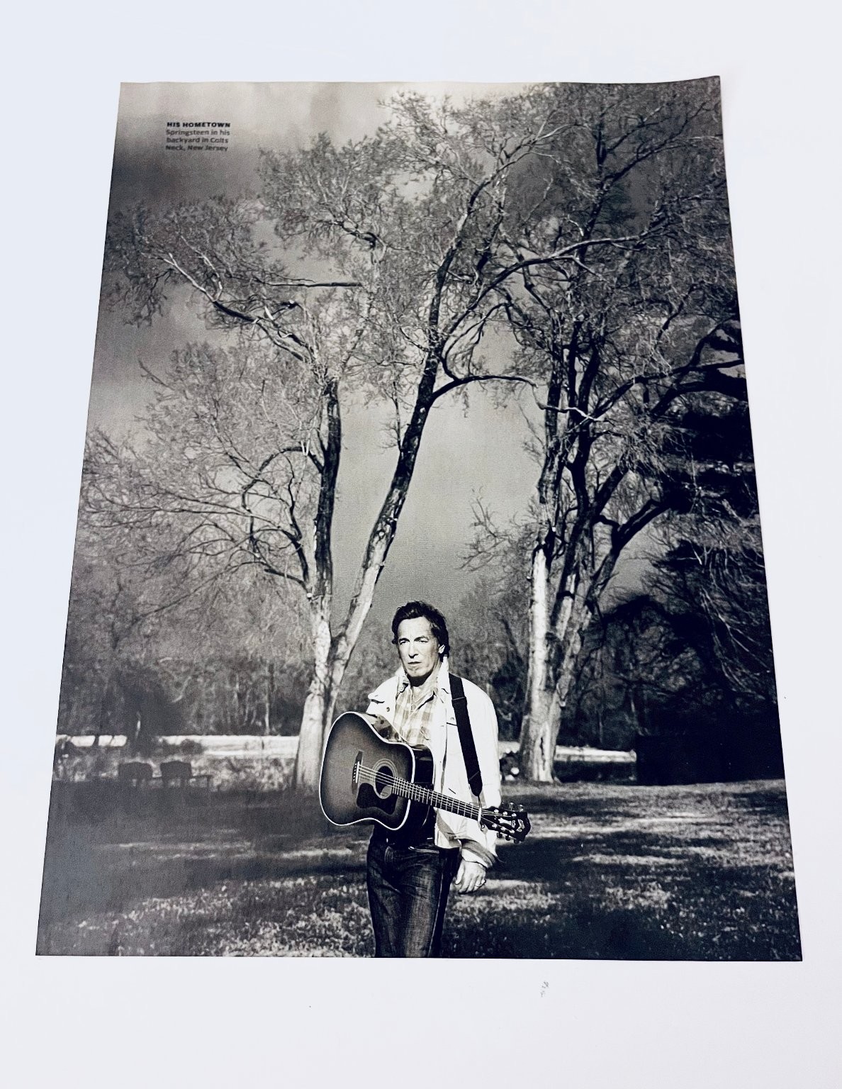 Bruce Springsteen Danny Clinch '09 Rolling Stone Magazine Full Pg Print Poster