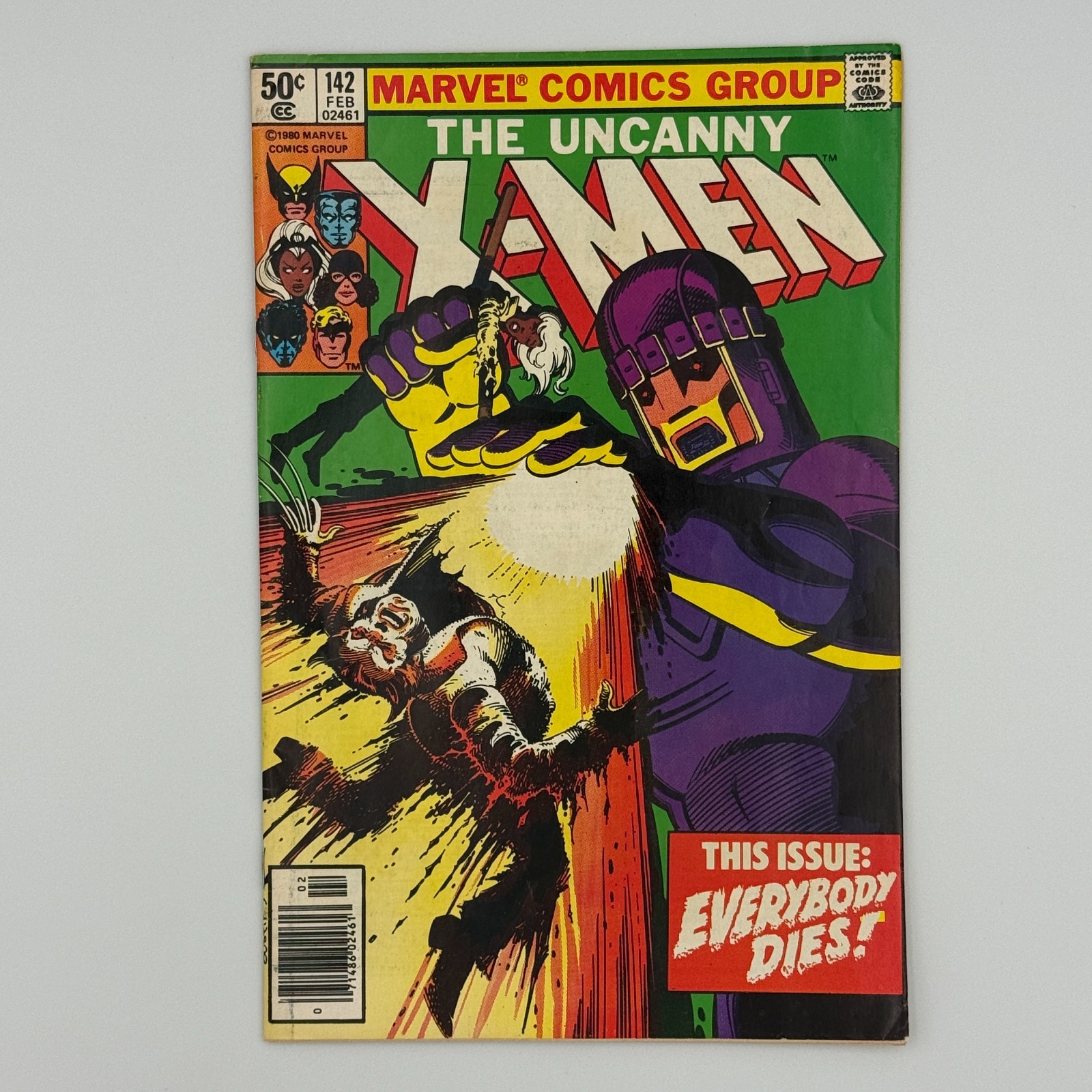 Uncanny X-Men #142 Marvel 1981 Days of Future Past Byrne Claremont FN Key