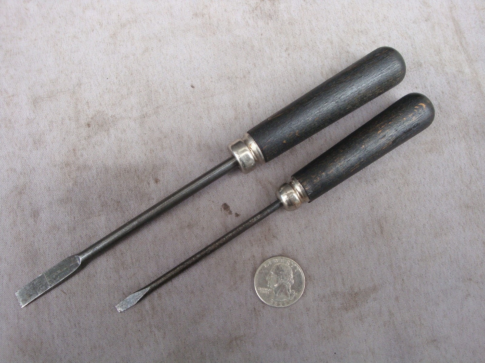 Vintage VW Porsche Early Tool Kit Wood Handle Slotted Flat Tip Screwdriver Vintage VW Porsche Early Tool Kit Wood Handle Slotted Flat Tip Screwdriver