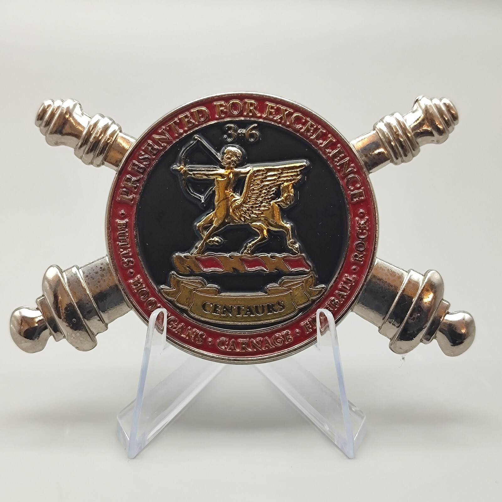 NEW Presented for Excellence 3.6 Centaurs Challenge Coin