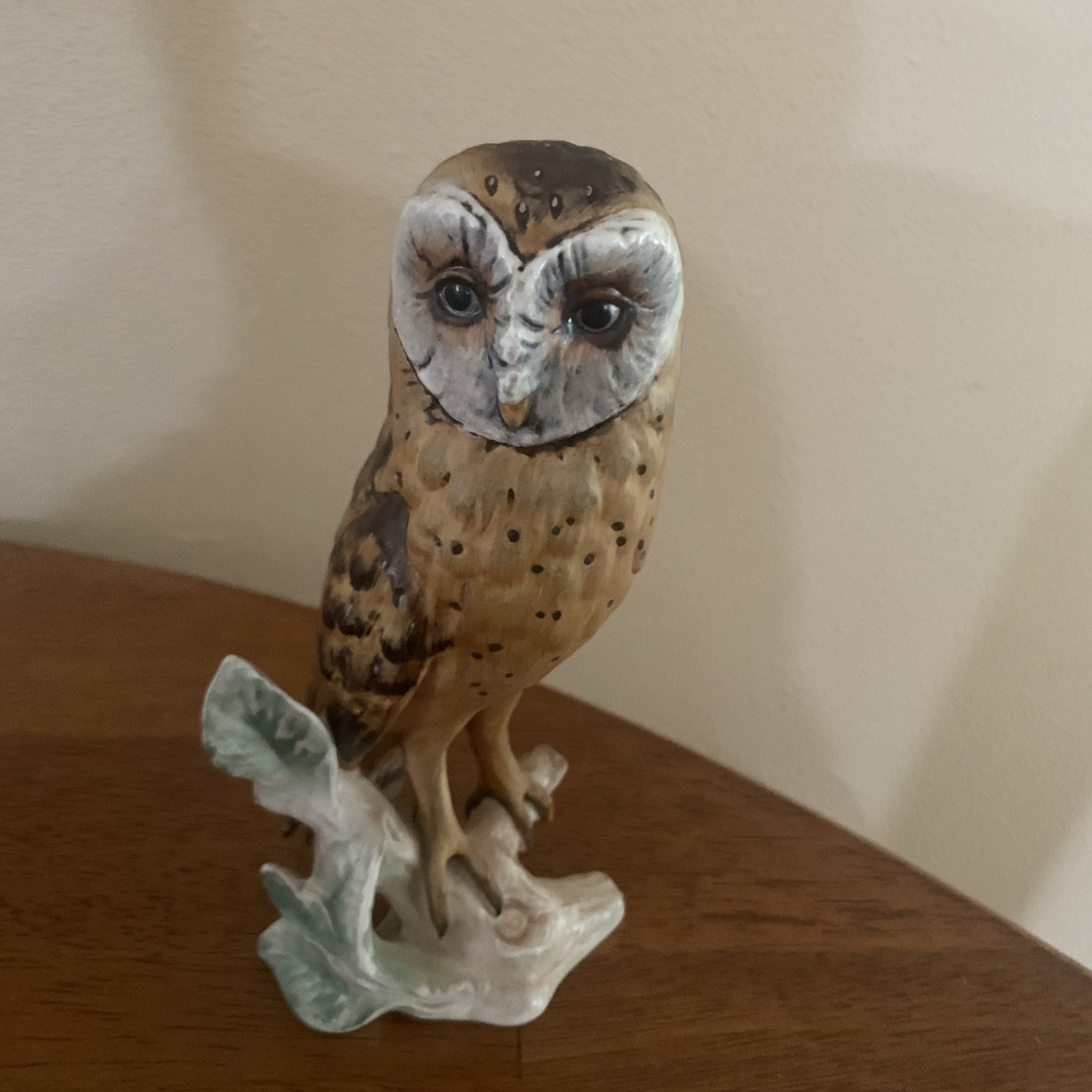 Vintage 1975 Goebel Barn Owl #38137 W. Germany Ceramic Figurine