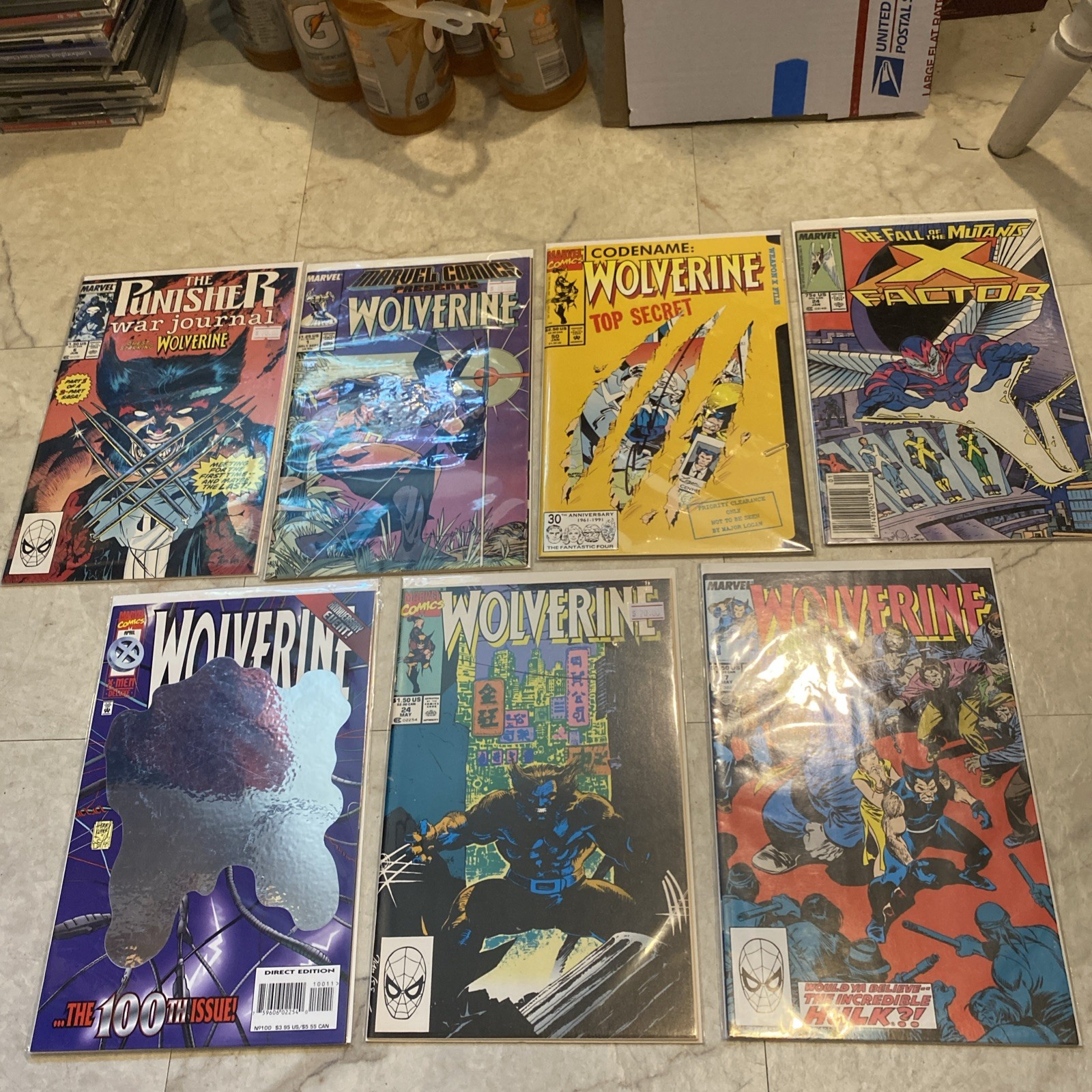 Marvel The Punisher War Journal #8 X factor 24 Wolverine comic lot 🔥🔥🔥