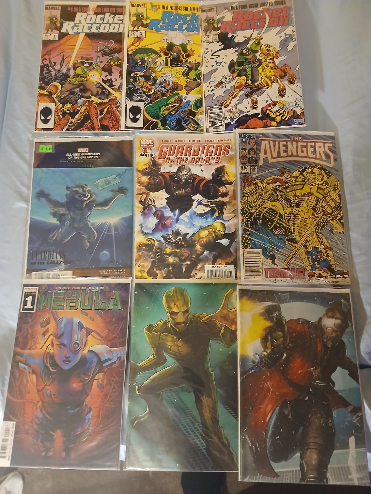 Guardians Of The Galaxy Key Collection 1st MCU Team 1st Nebula 1st Solo Rocket