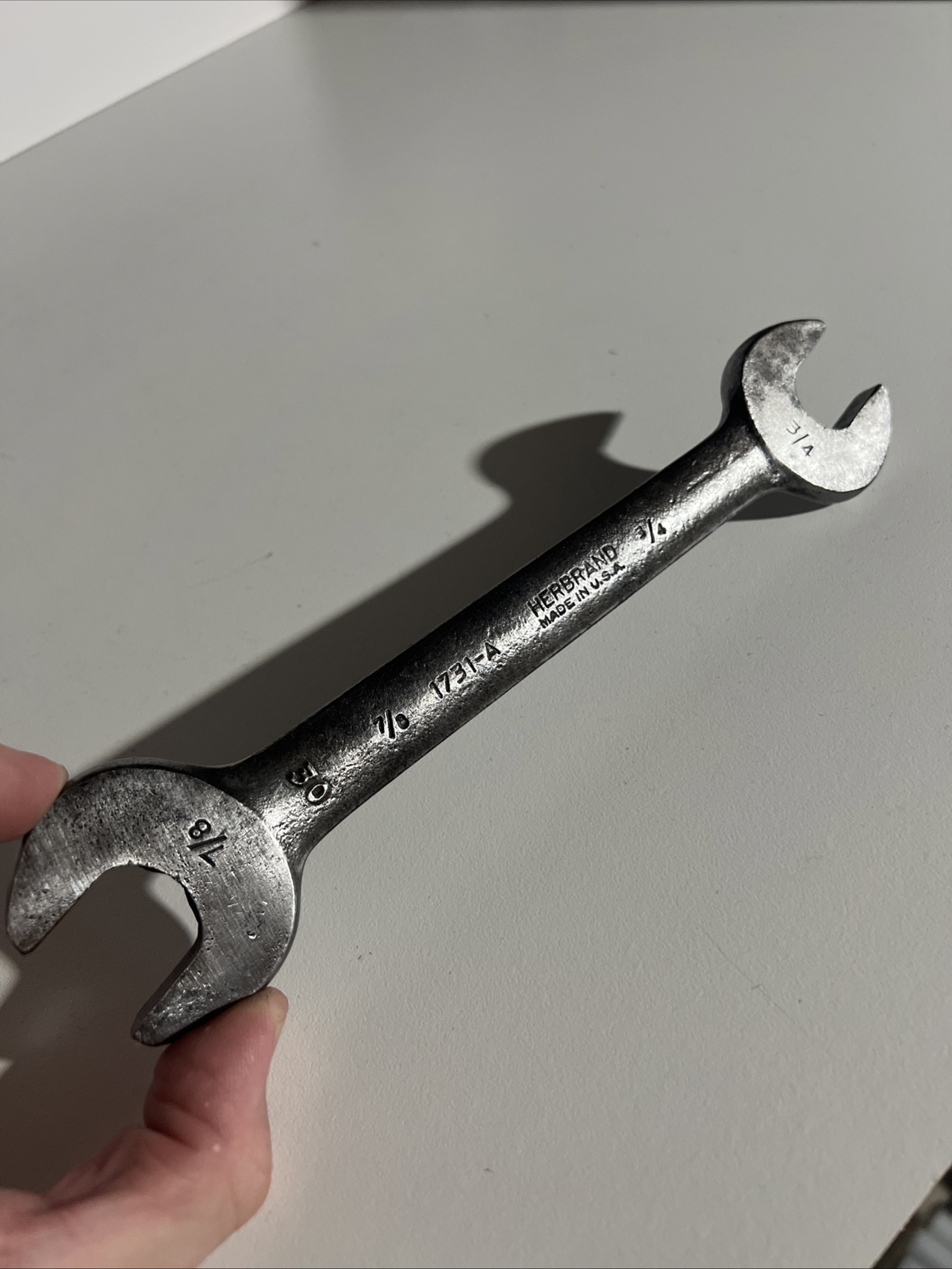 HERBRAND WRENCH # 1731-A, DBL OPEN END 3/4\