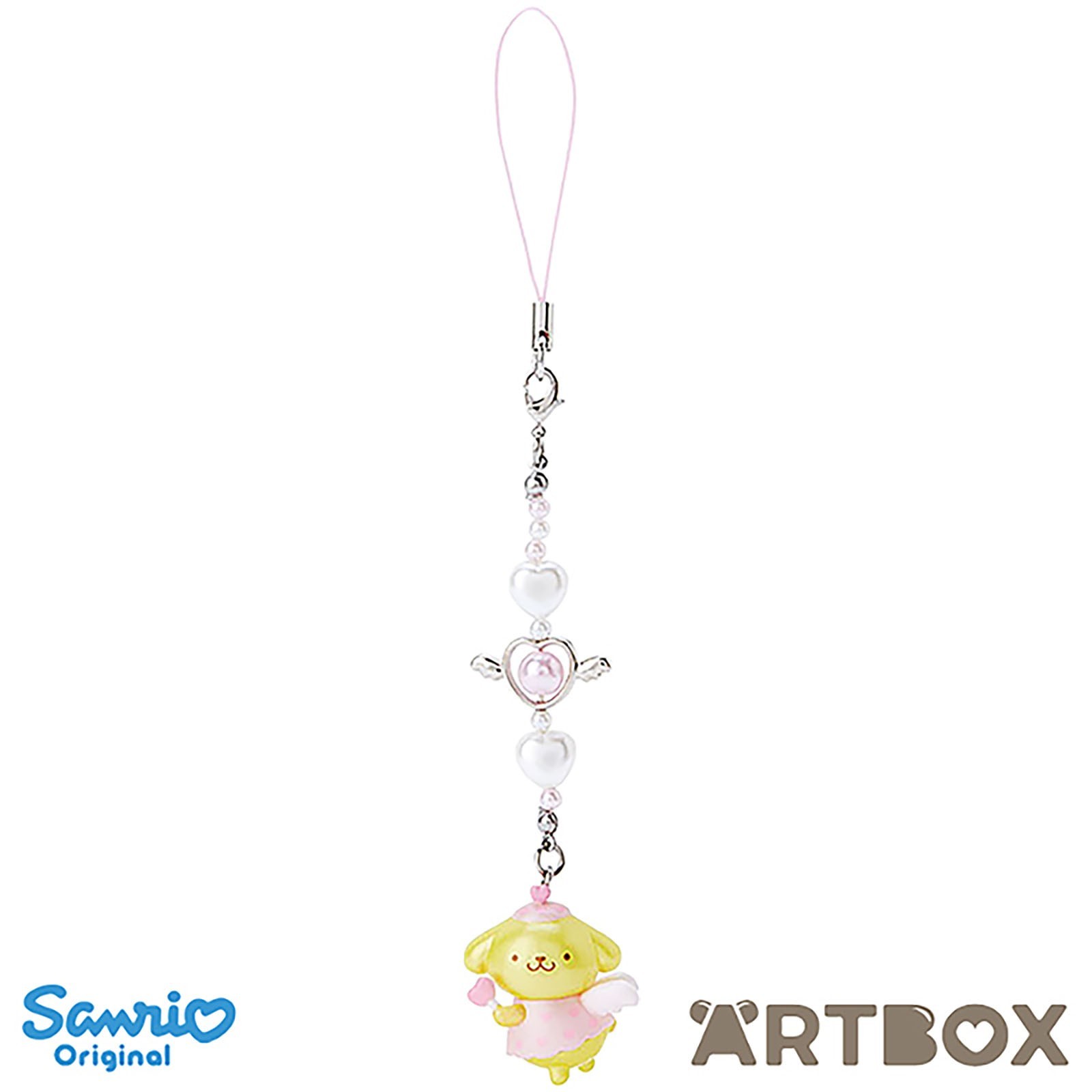 Pompompurin Dreaming Angel Mini Figure phone Charm Sanrio Japan Exquisit Gift Pompompurin Dreaming Angel Mini Figure phone Charm Sanrio Japan Exquisit Gift