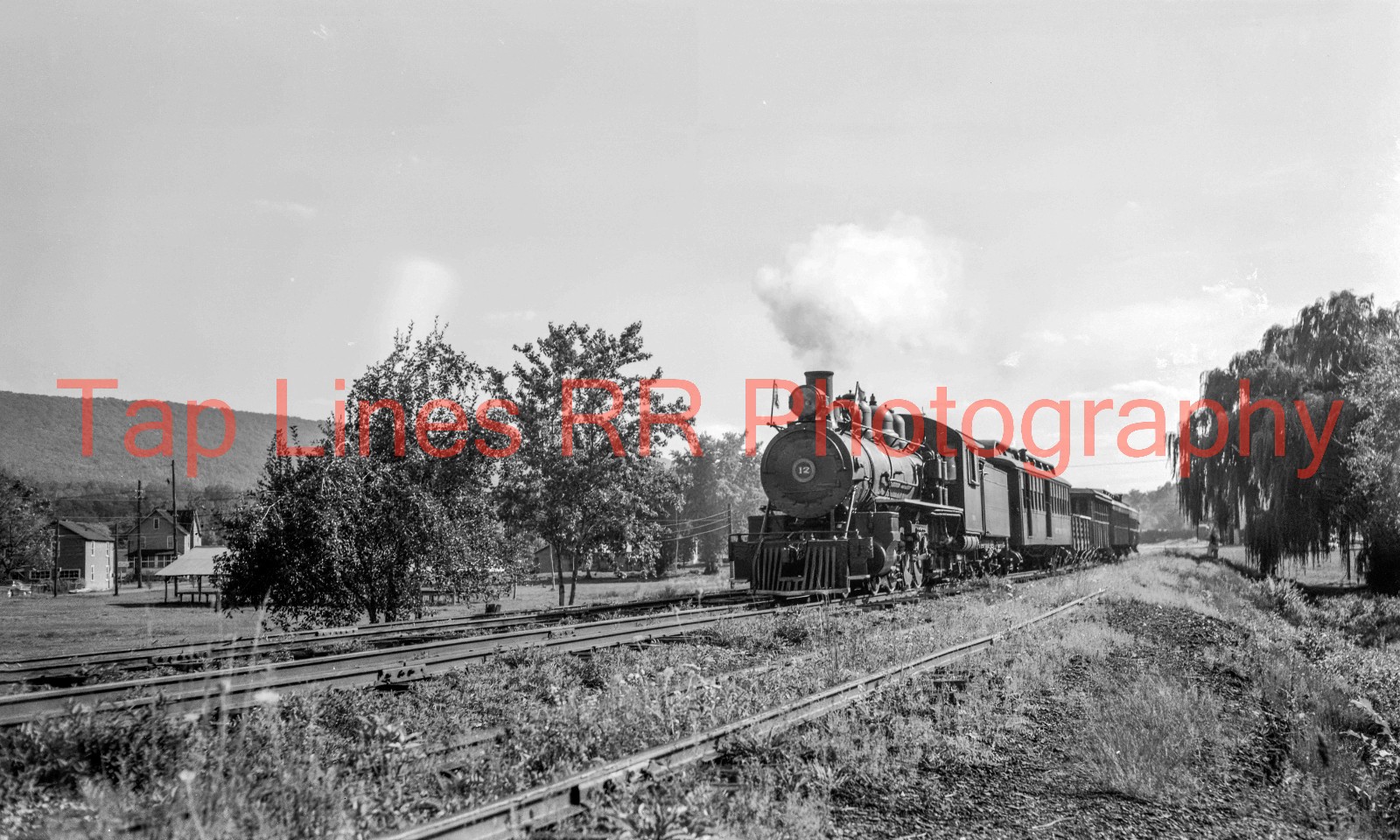 East Broad Top #12 North of Orbisonia PA 9-23-1967 2-8-2  NEW 5X8 PHOTO