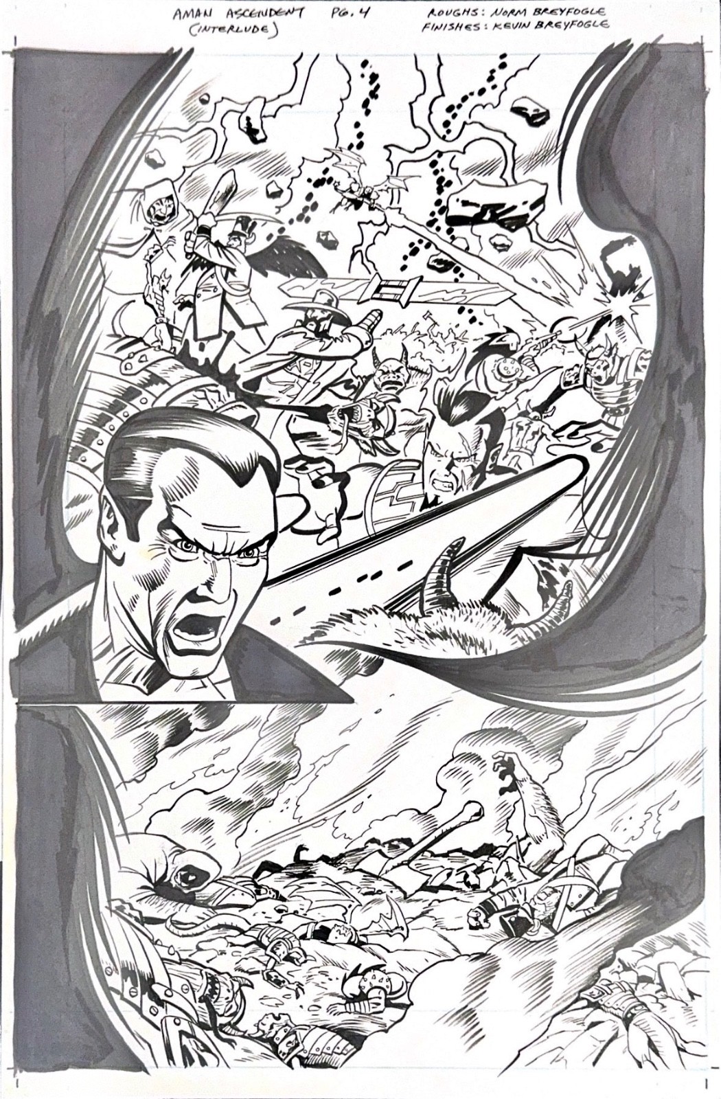 Original : Danger\'s Dozen Interlude Page # 4 Artist: Norm and Kevin Breyfogle