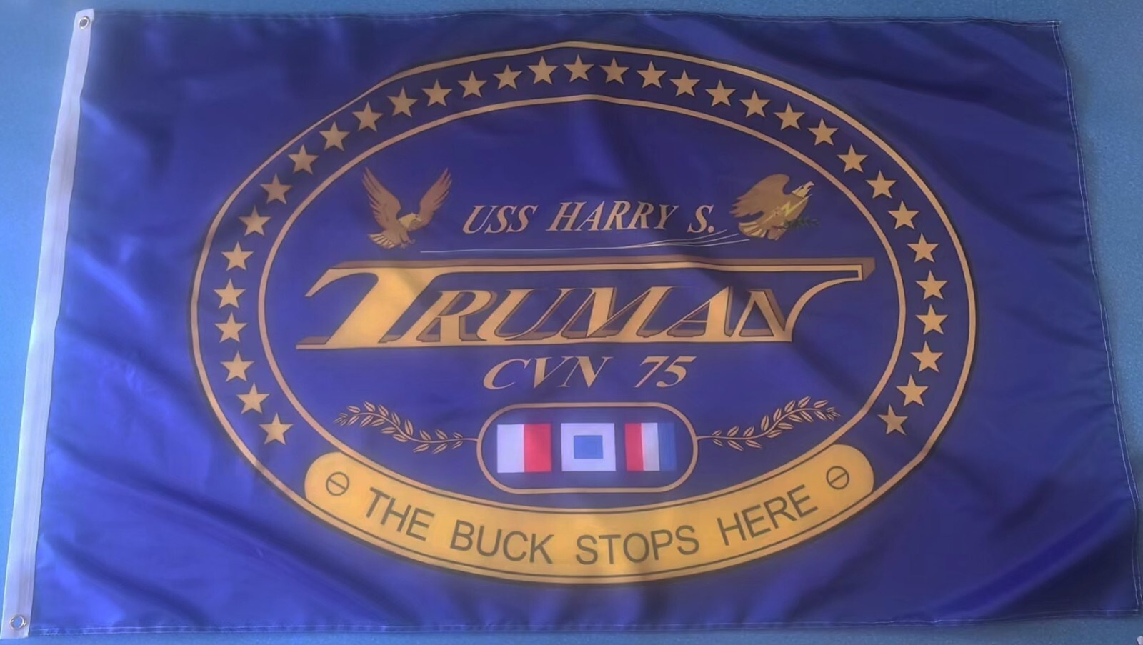 USN US NAVY CVN-75 USS Harry S.Truman 3x5 ft Single-Sided Flag Banner