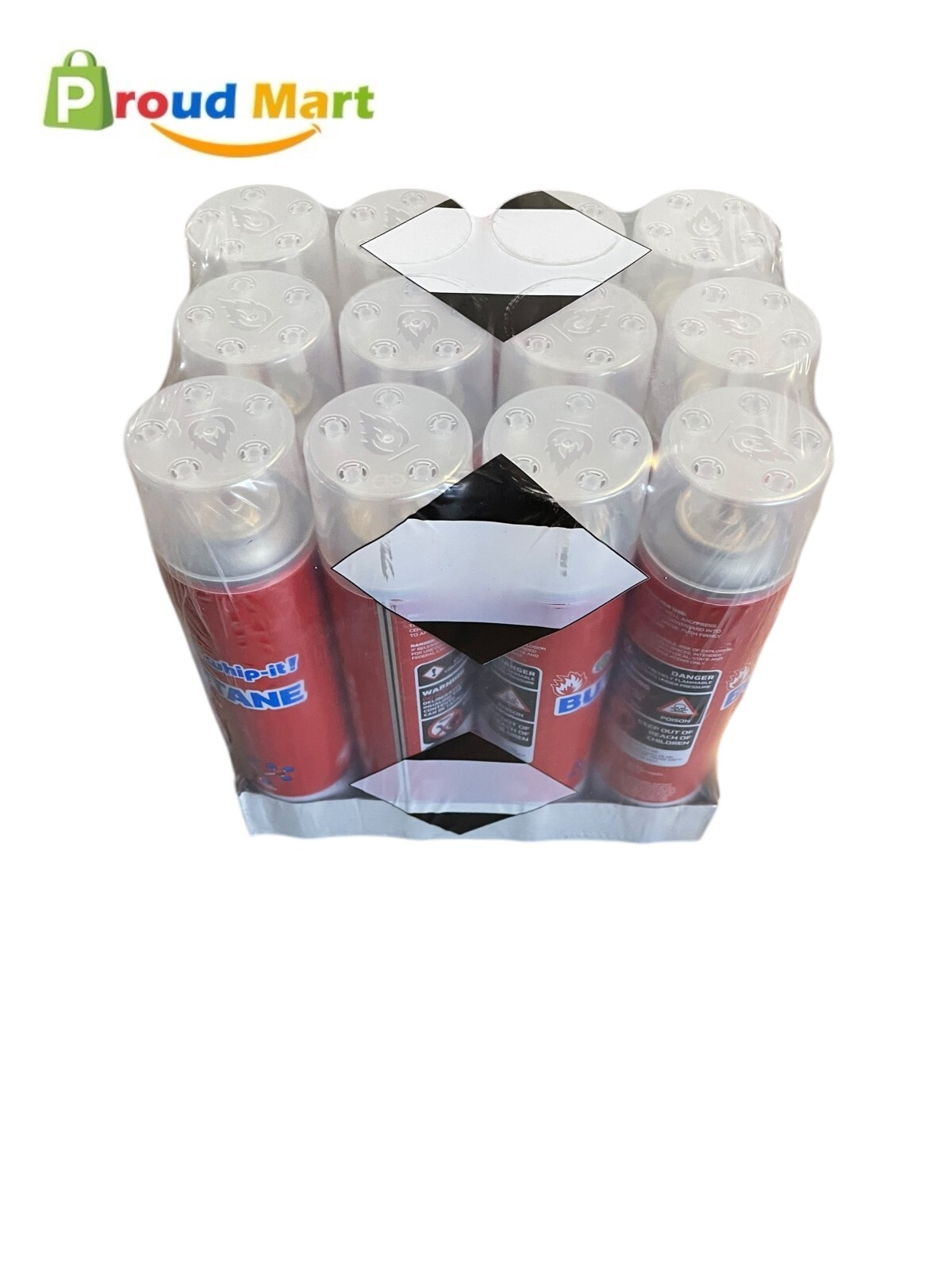 Pack of 12 Whip it Butane Refill Fuel Universal 300ml