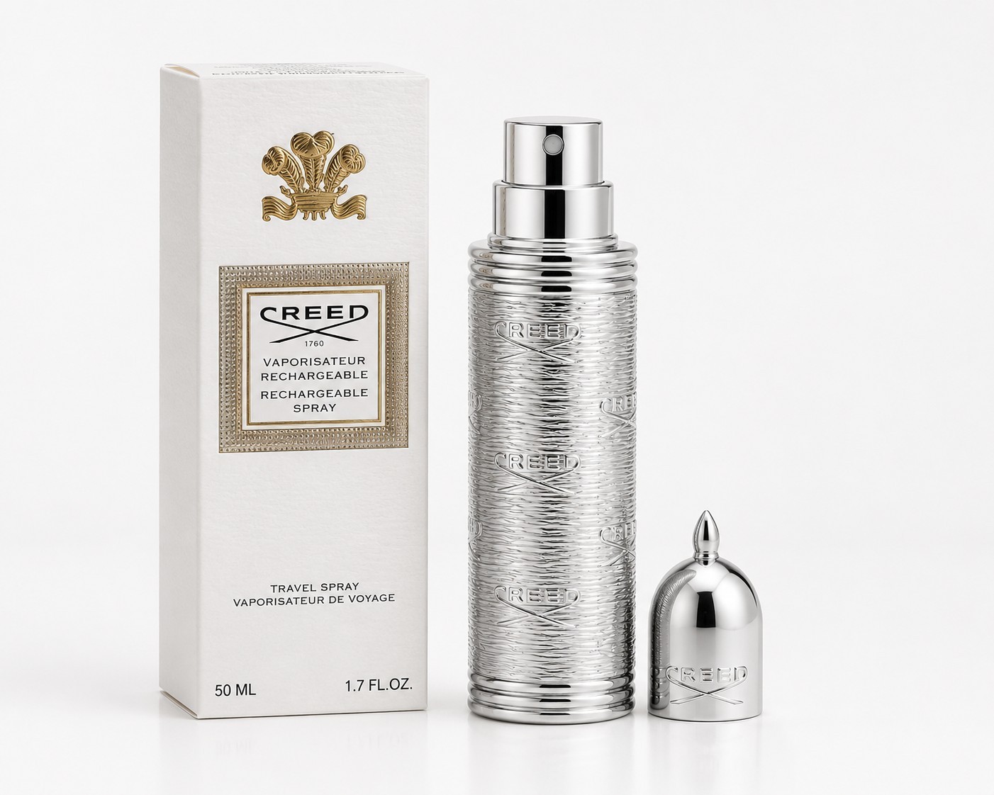 Creed Rechargeable Vaporizer 50ml Travel Atomizer Authentic New