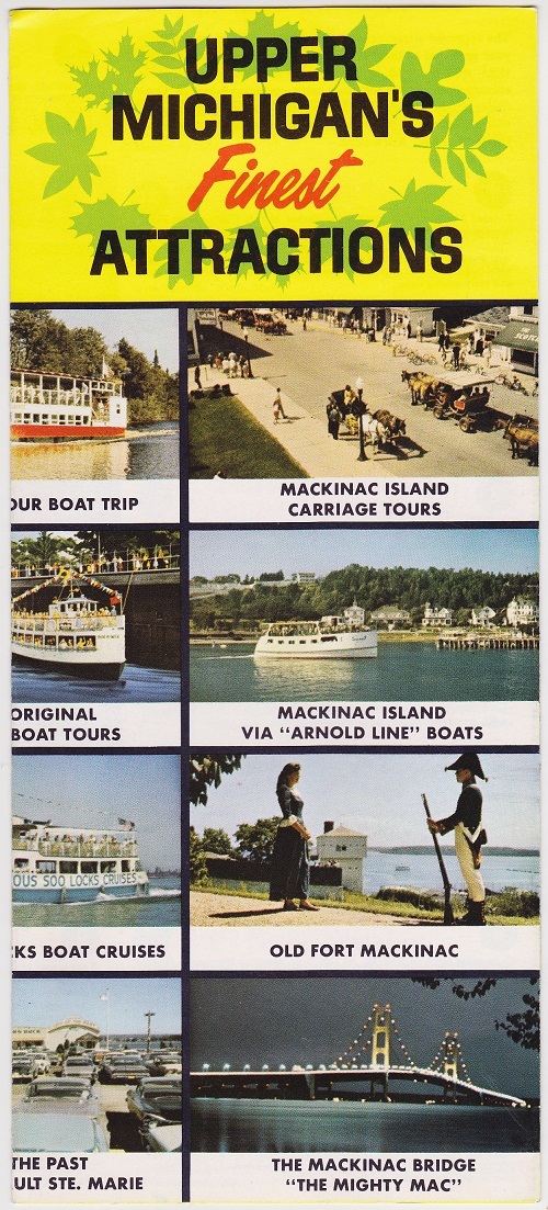 1960\'s Upper Michigan\'s Finest Attractions Brochure
