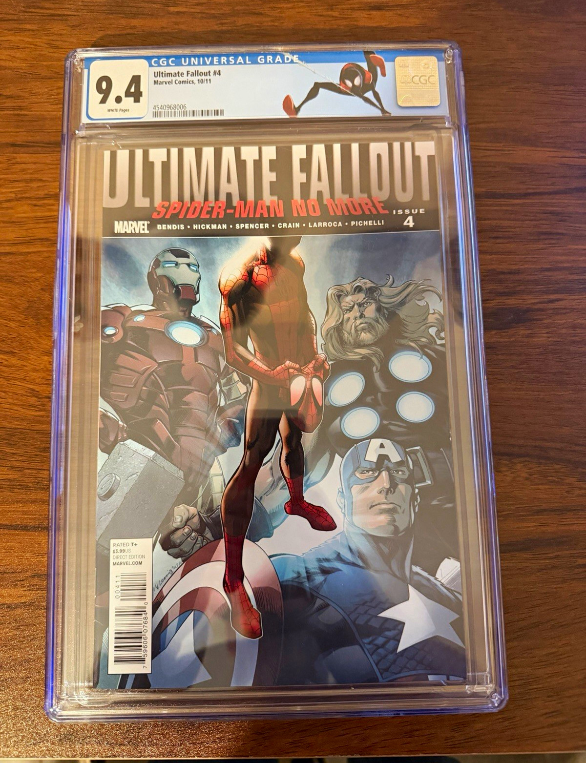 Marvel Ultimate Fallout #4 (2011) CGC 9.4 Near Mint Mark Bagley Cover