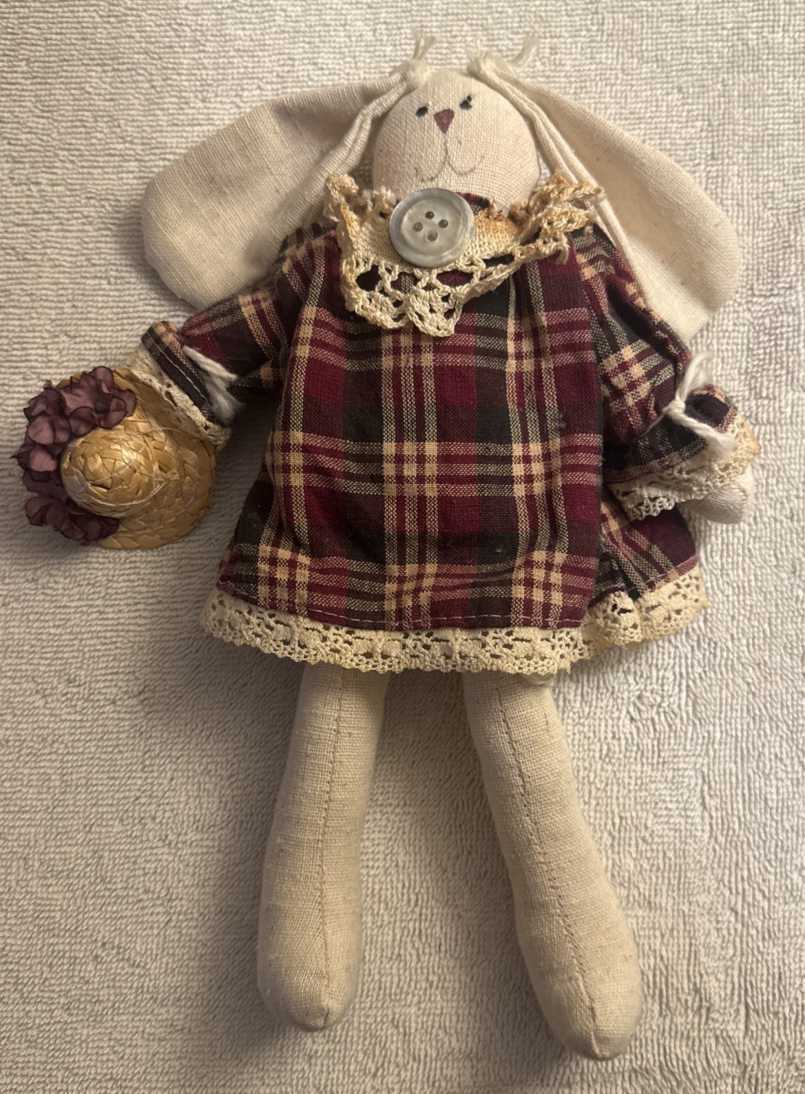 VIntage “RARE” Attic Babies Easter Bunny Rag Doll Collectible Item 