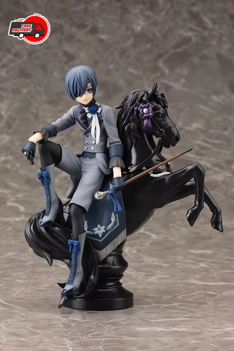 Black Butler Ciel Phantomhive Sebastian Anime Figure Model Statue Toy Gift Decor