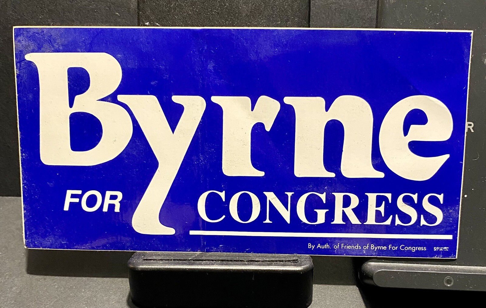 Leslie Byrne For Congress Bumper Sticker — 1988 — Virginia
