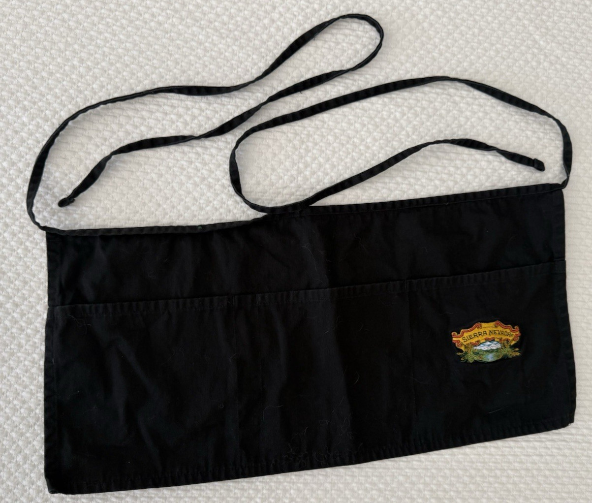 Sierra Nevada Black 3 Pocket Server Bartender Waist Apron Brewery Beer