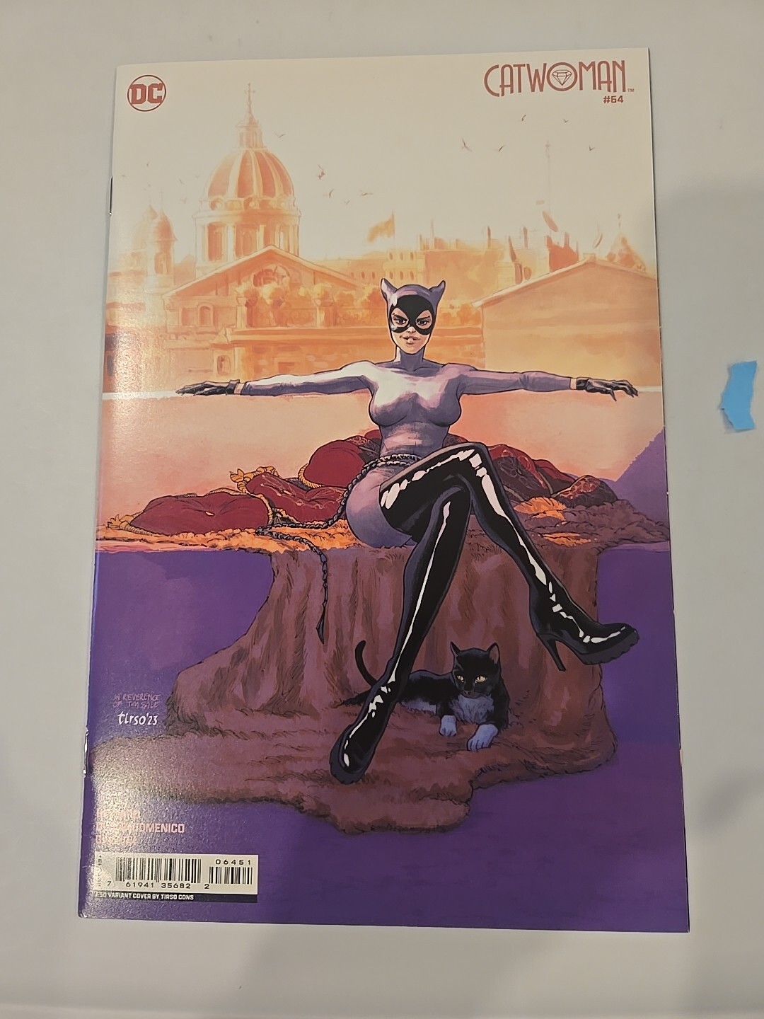 🔥 CATWOMAN #64 1:50 TIRSO CONS Card Stock Variant Cvr F NM DC Comics 