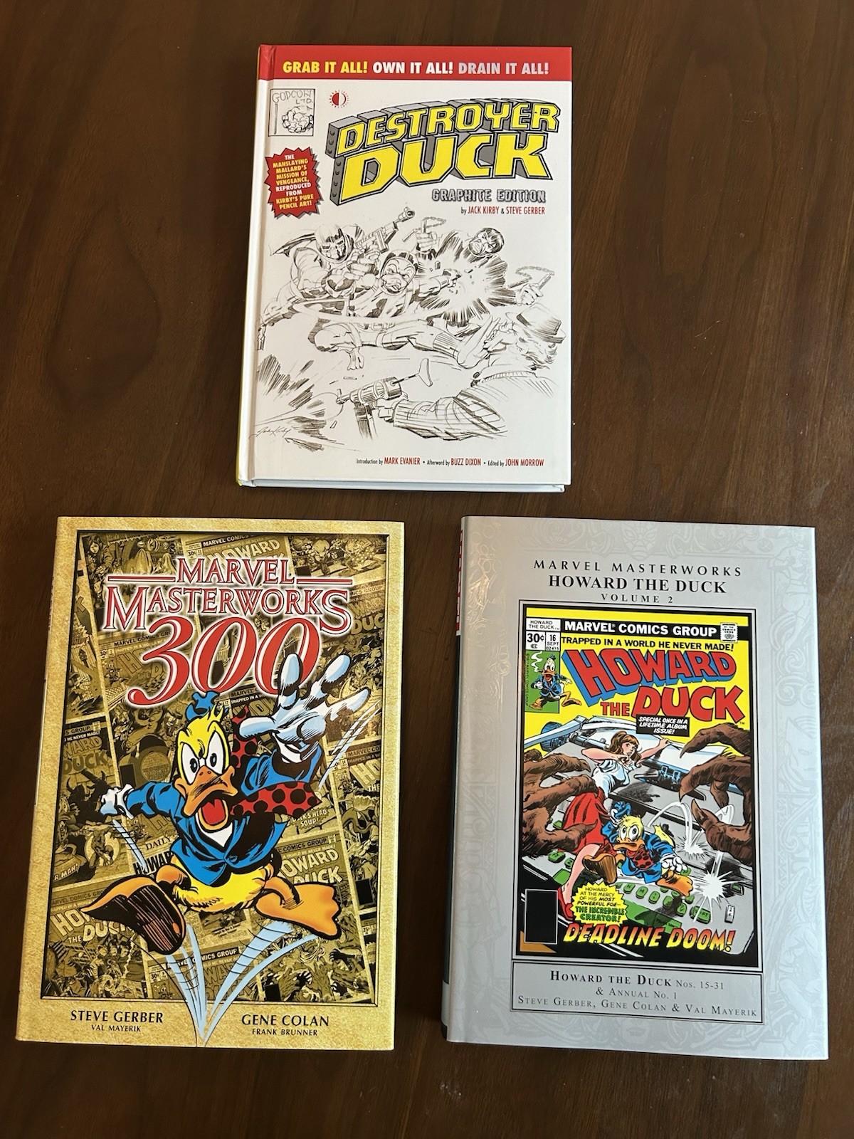 Howard The Duck And Destroyer Duck OOP Hardcover Lot - Gerber Kirby Colan 