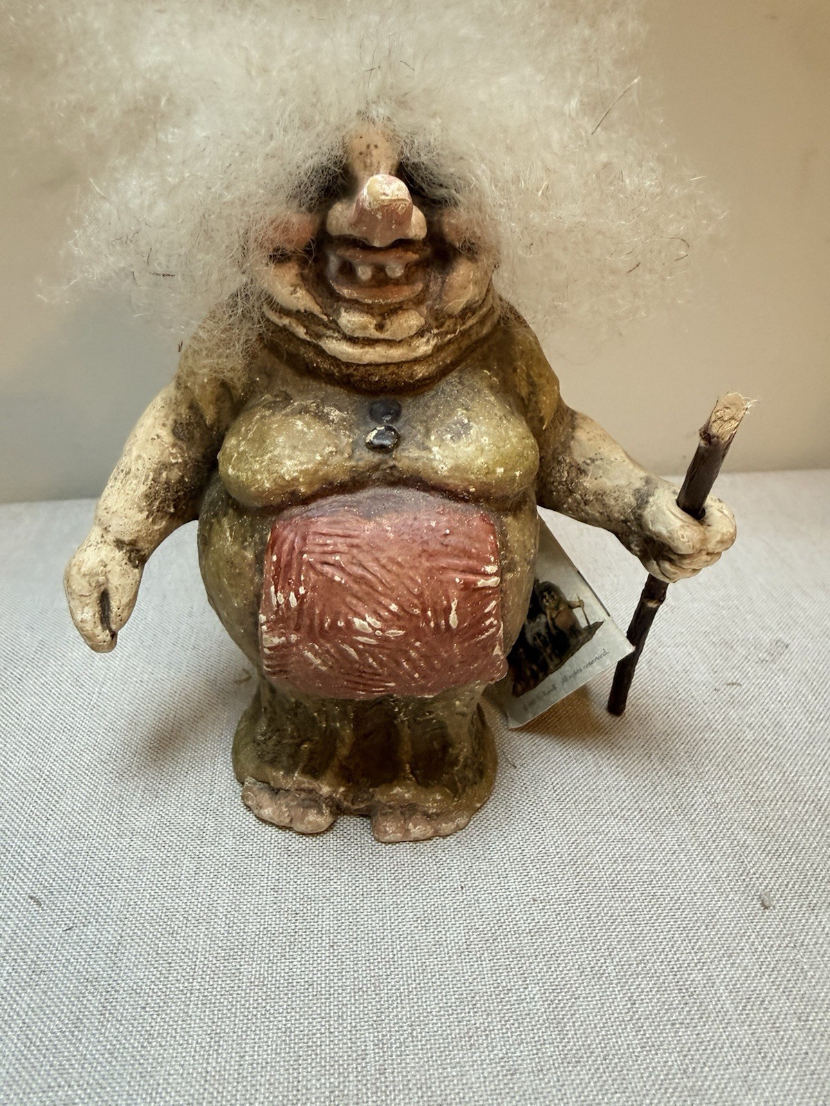 Vintage Nyform Troll Fat Smiling Woman # 114 Discontinued Norway Norwegian