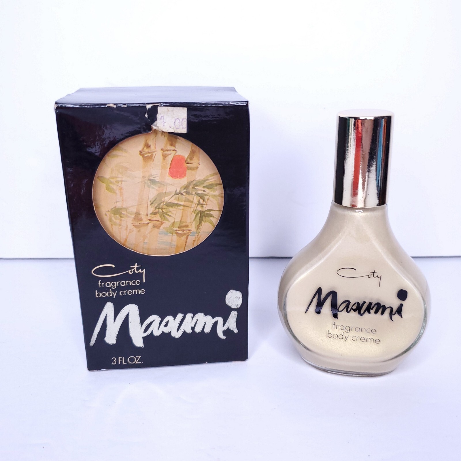 Vintage Rare Coty Masumi Fragrance Body Creme 3 oz New In Box Cream