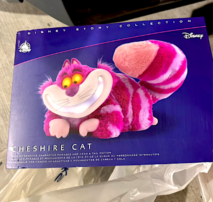 2026 Disney D23 Alice in Wonderland 75th Cheshire Cat Interative Figure NIB