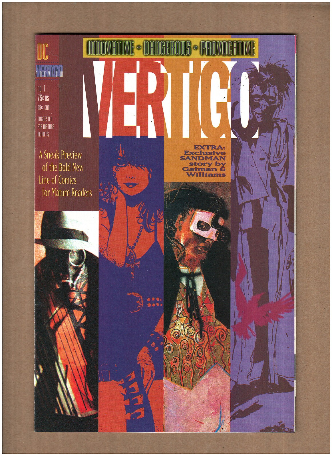 Vertigo Sampler 1992 DEATH SANDMAN HELLBLAZER Neil Gaiman VF/NM 9.0