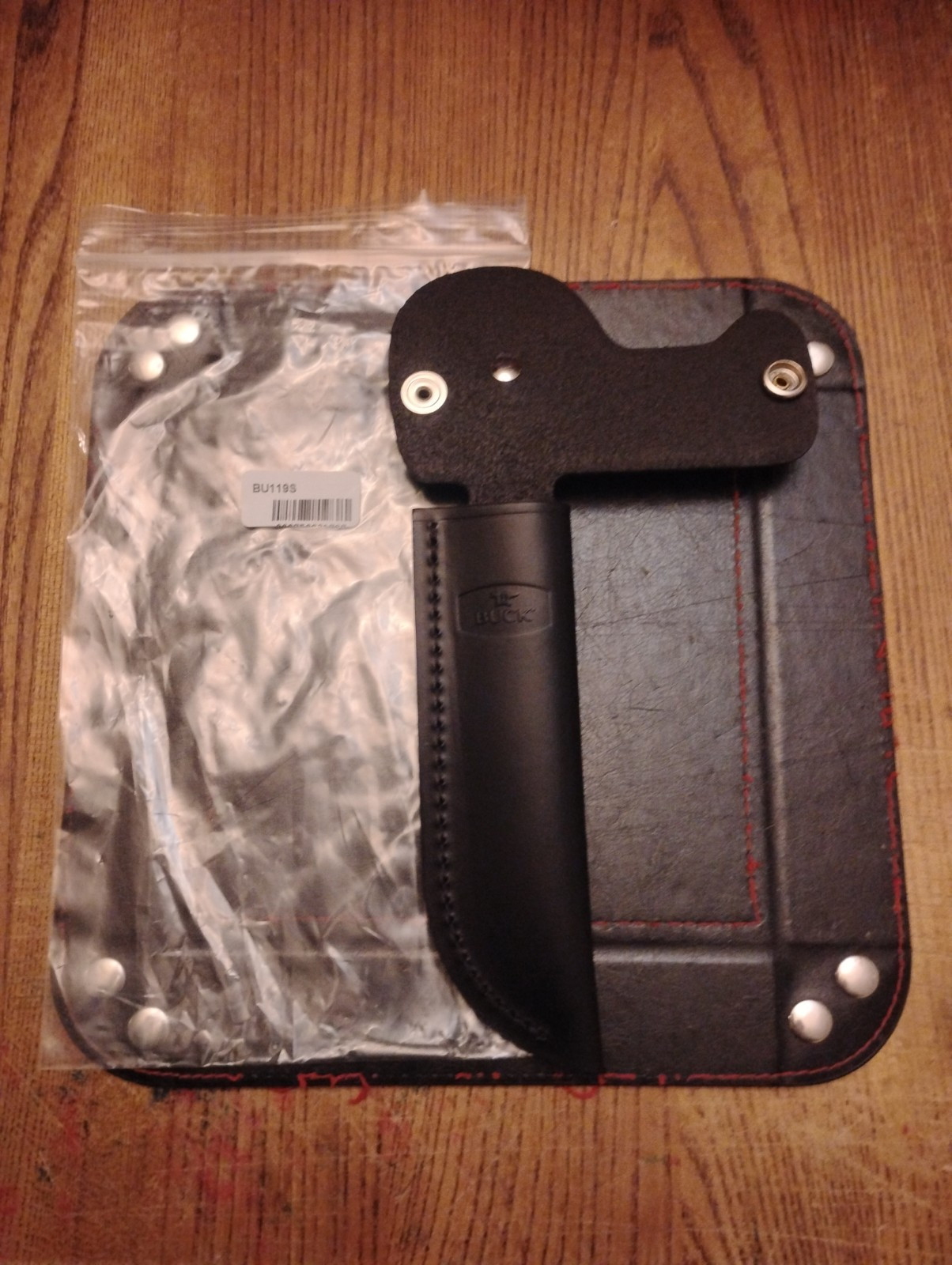 BUCK Knives Model 119 Special Leather Sheath Genuine Buck New With Logo BUCK Knives Model 119 Special Leather Sheath Genuine Buck New With Logo