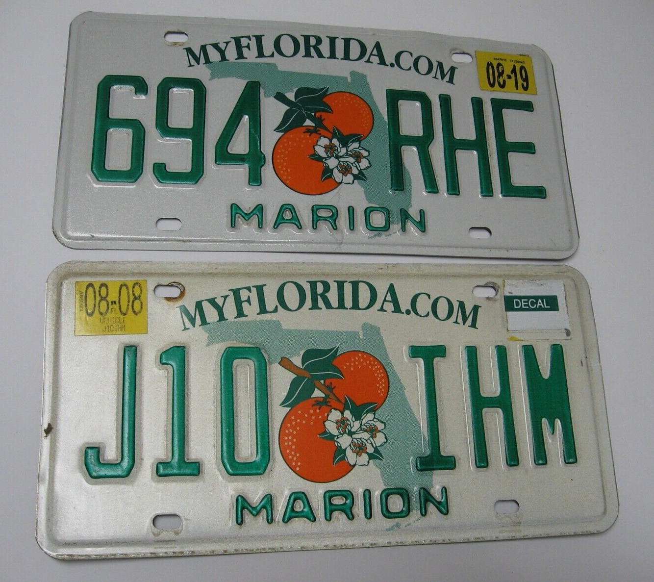 2008/2019 Florida State Car License Plate-Marion Co. Oranges n Center, myfla.com