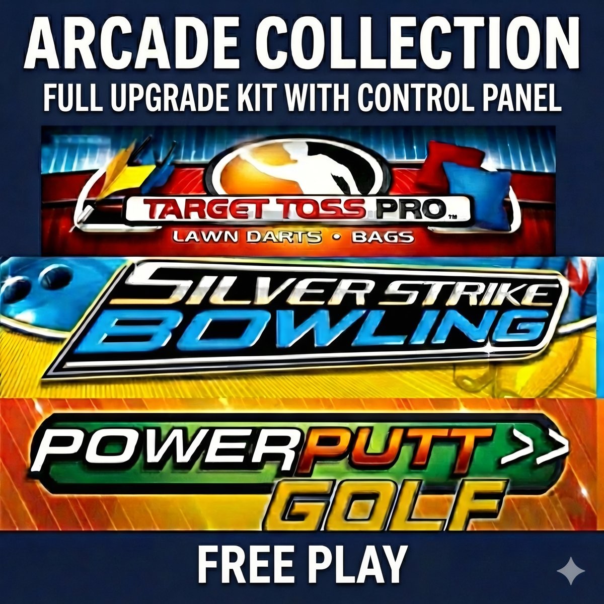 Incredible Technologies Arcade Collection Upgrade  Kit - Free Play