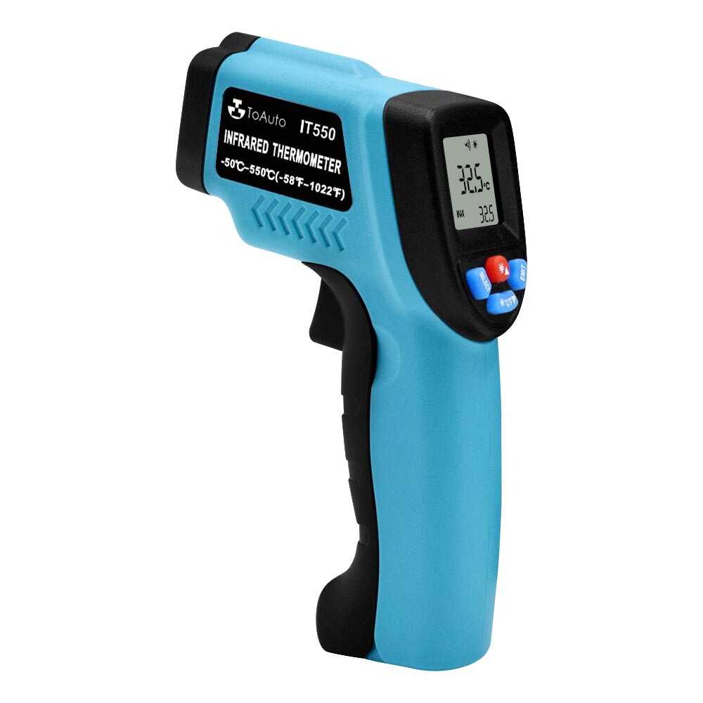 LCD Infrared Thermometer Non-contact Kitchen Food BBQ Laser IR Temperature Gun LCD Infrared Thermometer Non-contact Kitchen Food BBQ Laser IR Temperature Gun