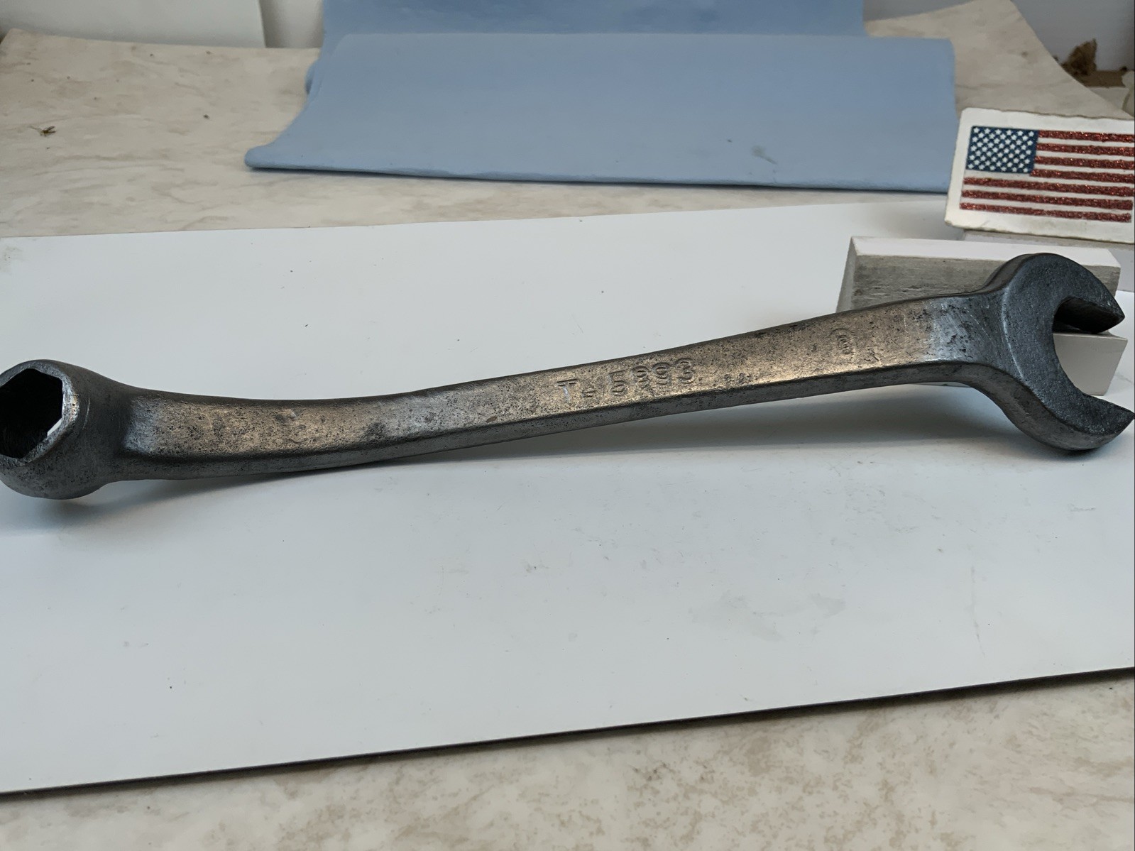 Ford Script Combination Wrench T5893 15/16 Ford Script Combination Wrench T5893 15/16