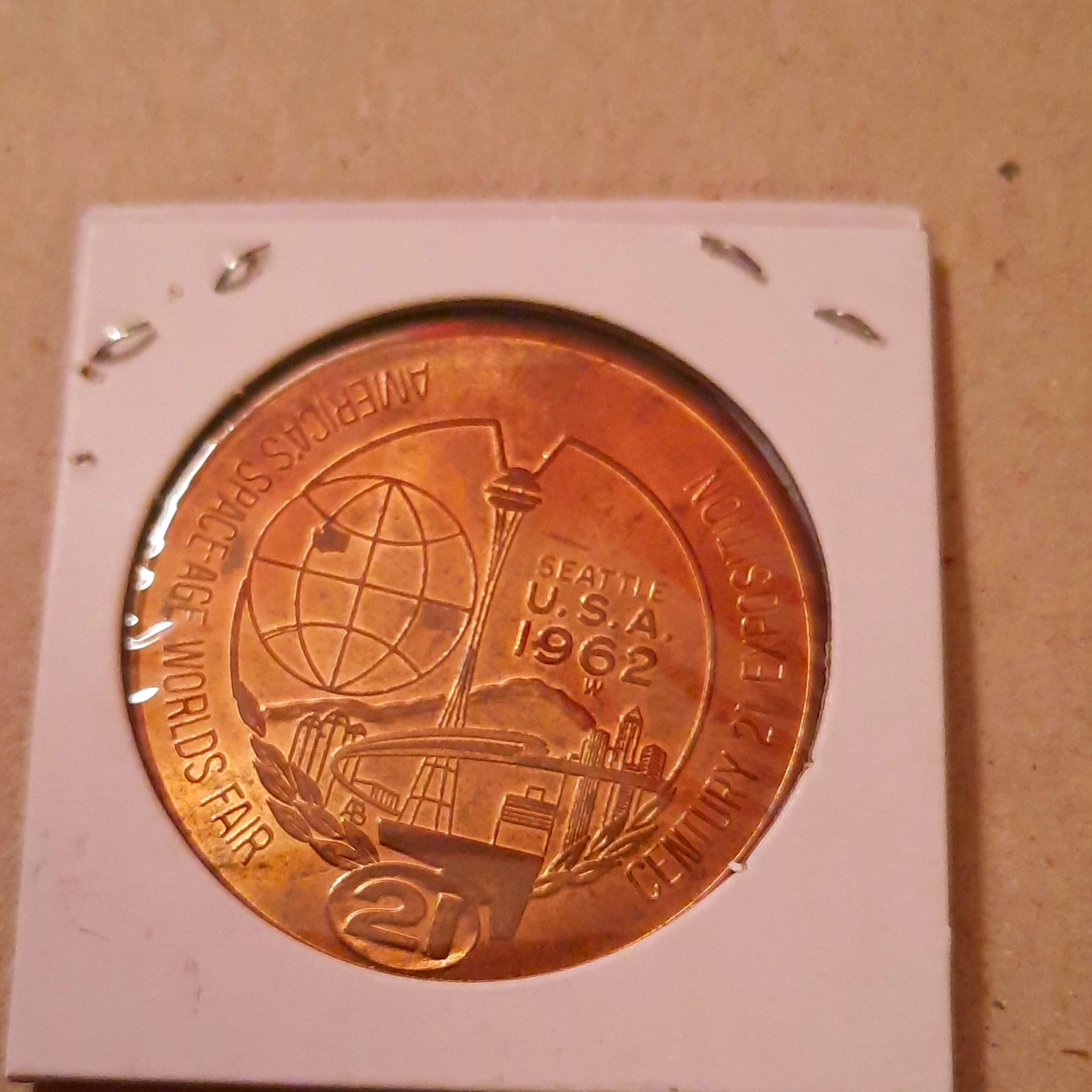 1962 Seattle World’s Fair Century 21 Exposition One Dollar Trade Token
