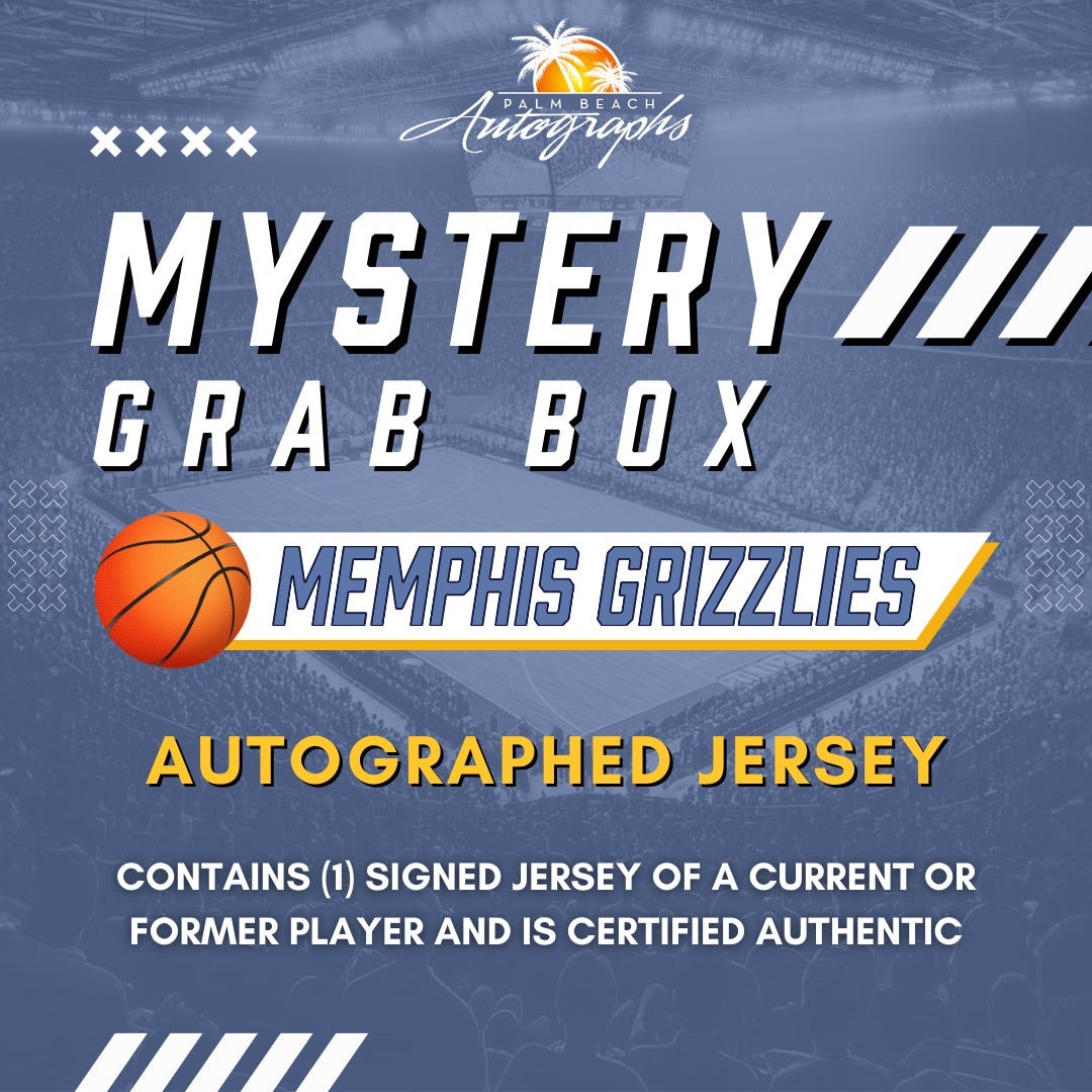 Mystery Grab Box - Memphis Grizzlies NBA Basketball Autographed Jersey