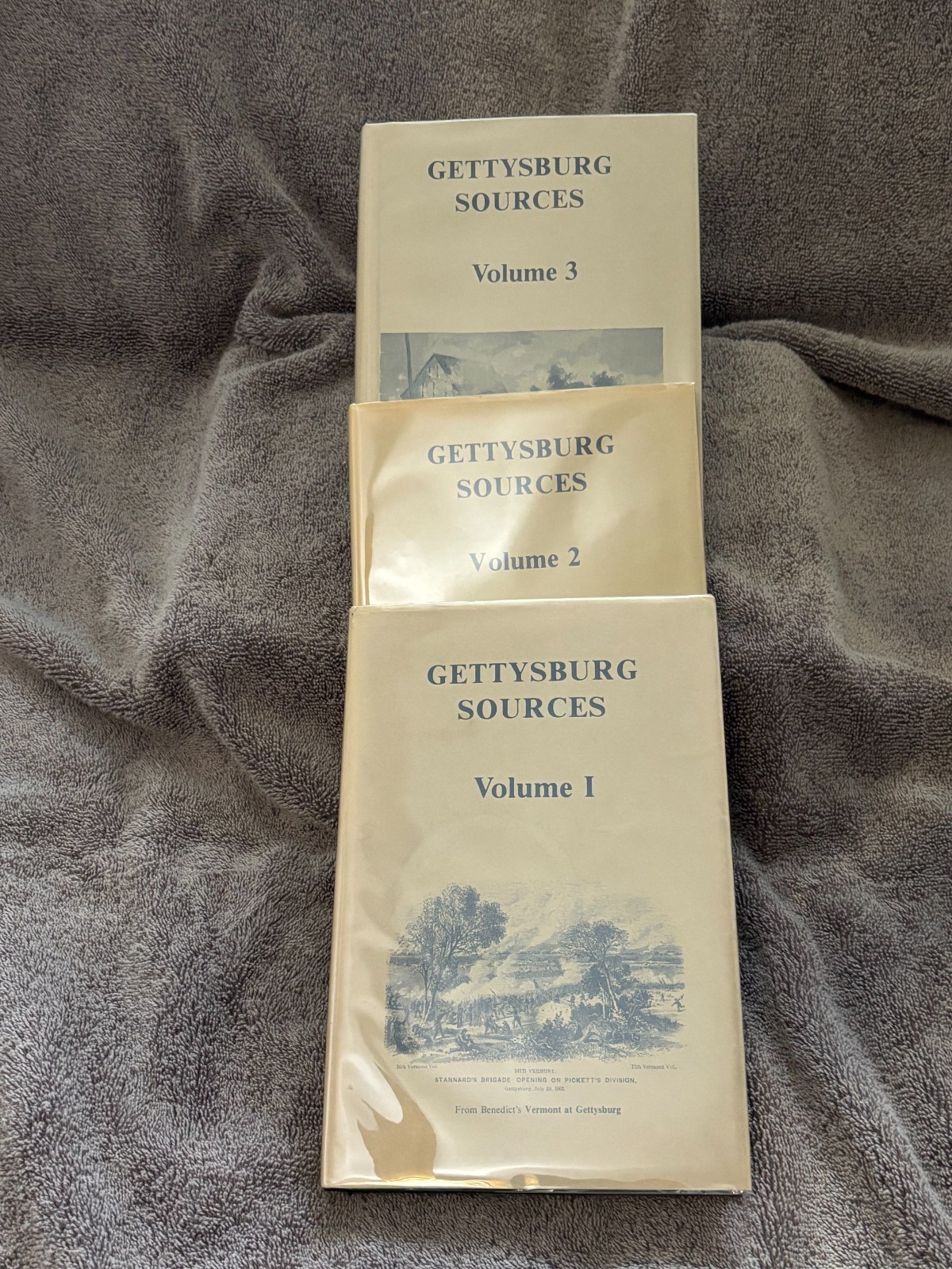Gettysburg Sources -3 Volumes: Butternut & Blue Edition; 1986/1987/1990