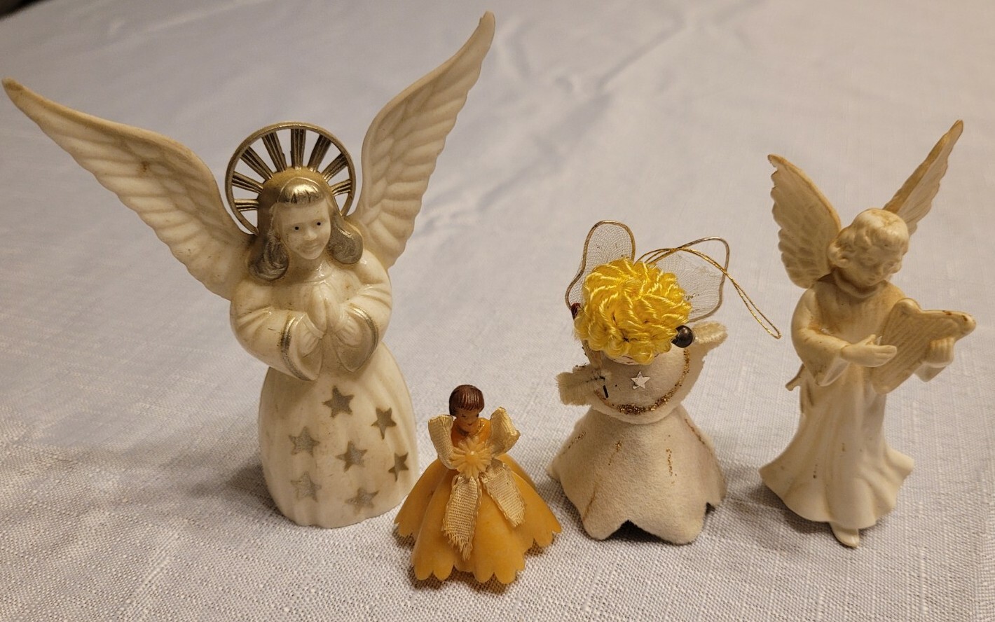 Vintage Old Antique Angels ANGEL Figurines 1\