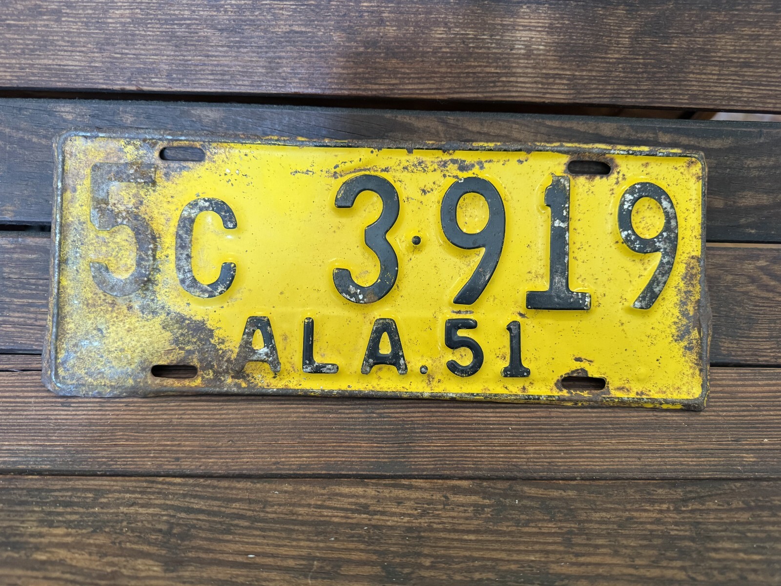 1951 Alabama License Plate Baldwin County 1951 Alabama License Plate Baldwin County