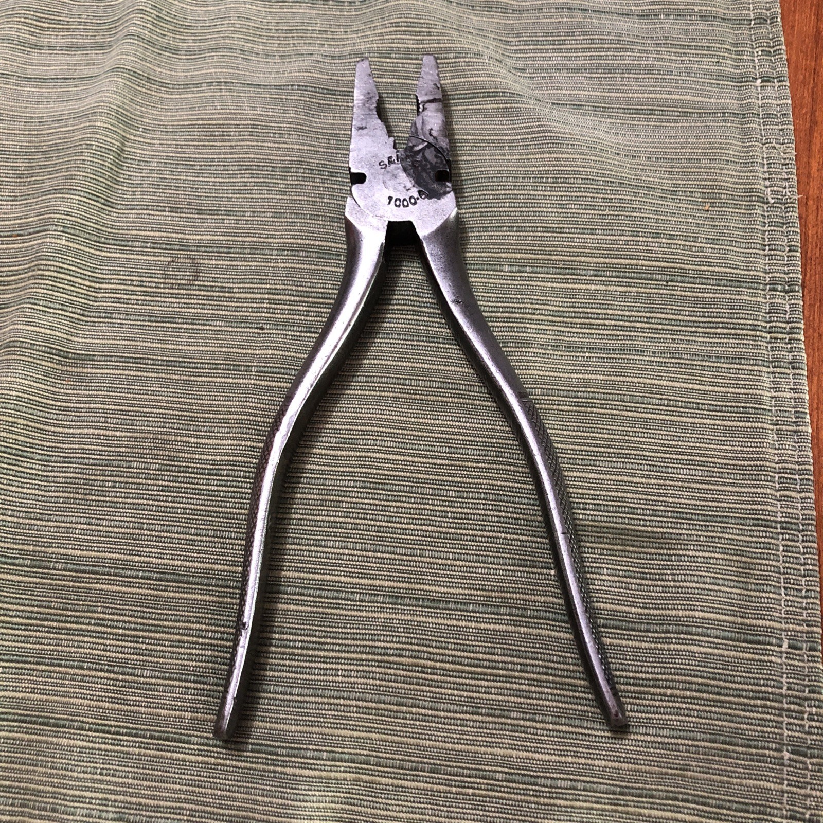 S&H Co. #1000 Lineman Pliers 8” Vintage AF