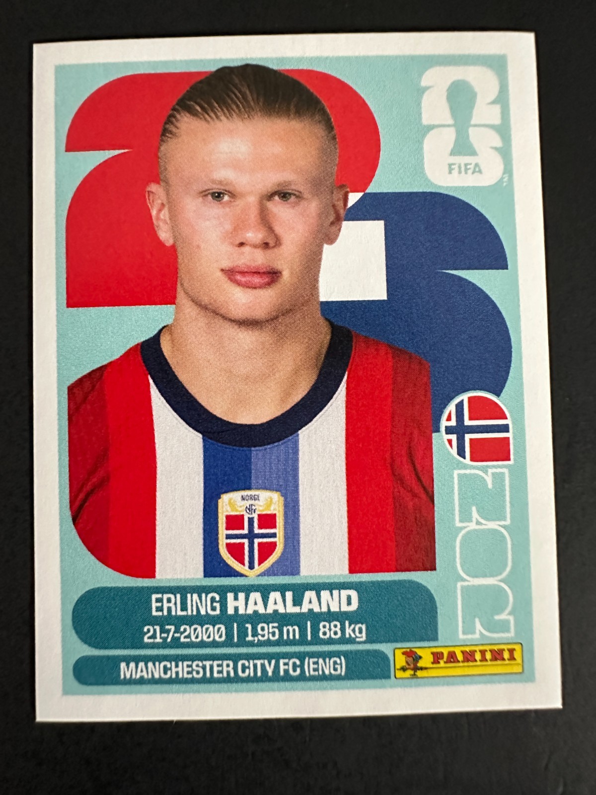 2026 | Panini | FIFA World Cup | Erling Haaland | #NOR15 | Norway | Sticker