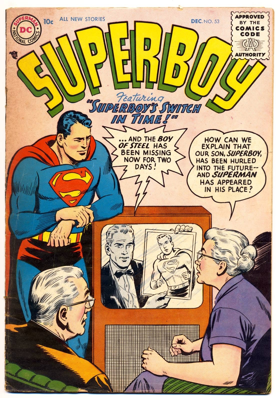 Superboy #53 G, DC Comics 1956