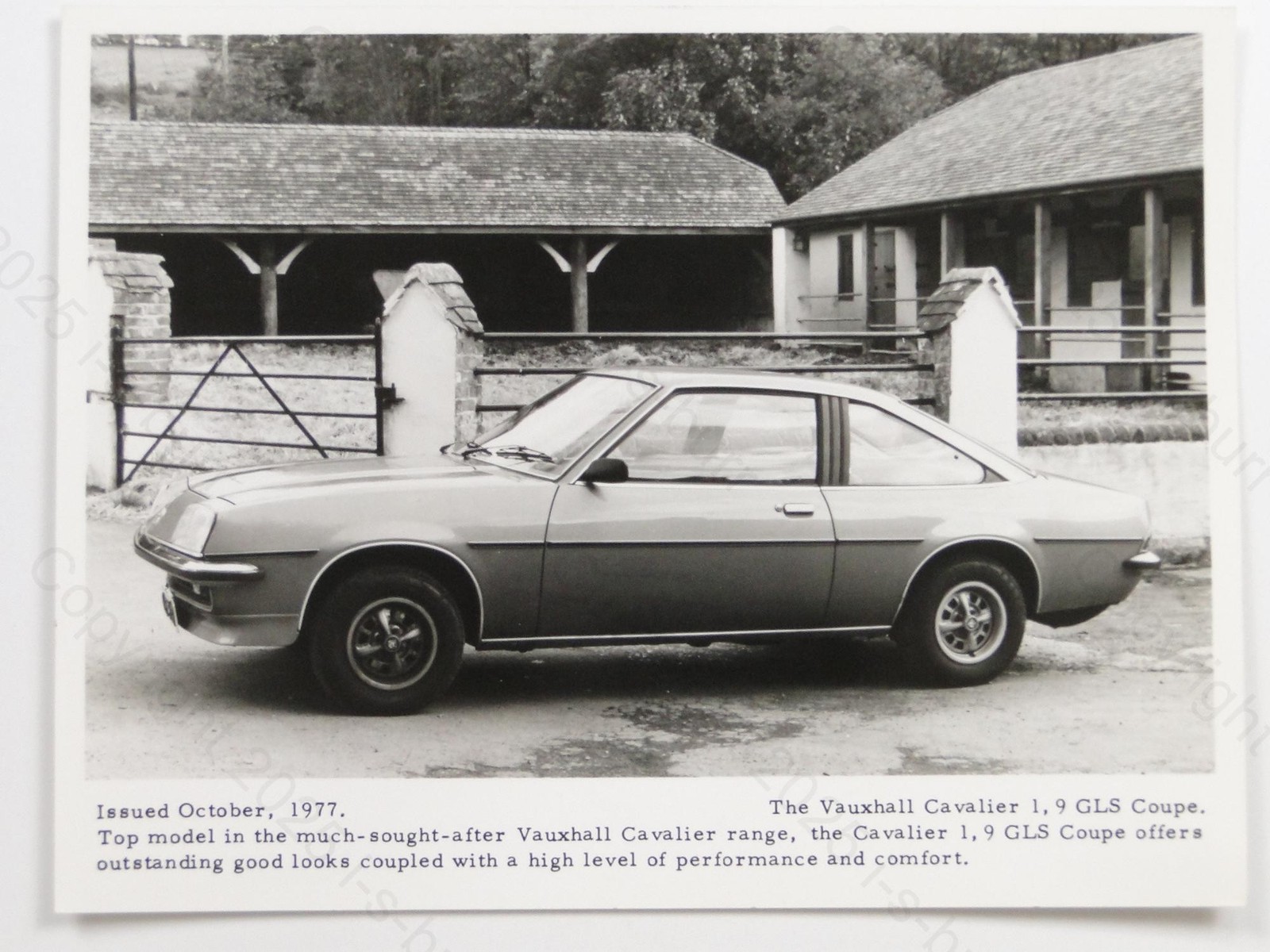 Vauxhall Cavalier 1.9 GLS Coupe Car Motoring Automobile UK Press Photo 1977