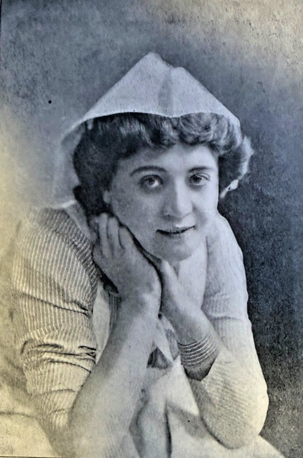 1899 Vintage Magazine Illustration Actress Annie Irish 1899 Vintage Magazine Illustration Actress Annie Irish