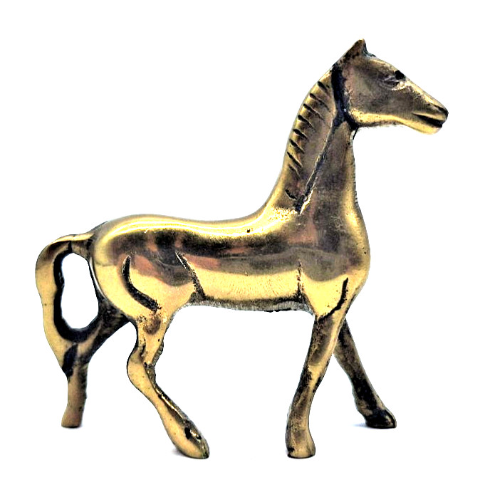 Brass Horse Figurine Statue House Office Table Decoration Toys Animal Figurines*