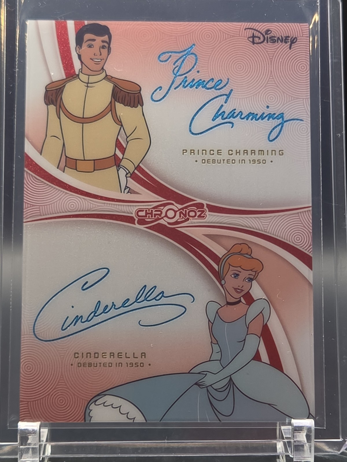 2026 Disney ChronoZ Cinderella/Prince CDL-DSR-04 Double Auto Orange #\'d 3/5 2026 Disney ChronoZ Cinderella/Prince CDL-DSR-04 Double Auto Orange #\'d 3/5