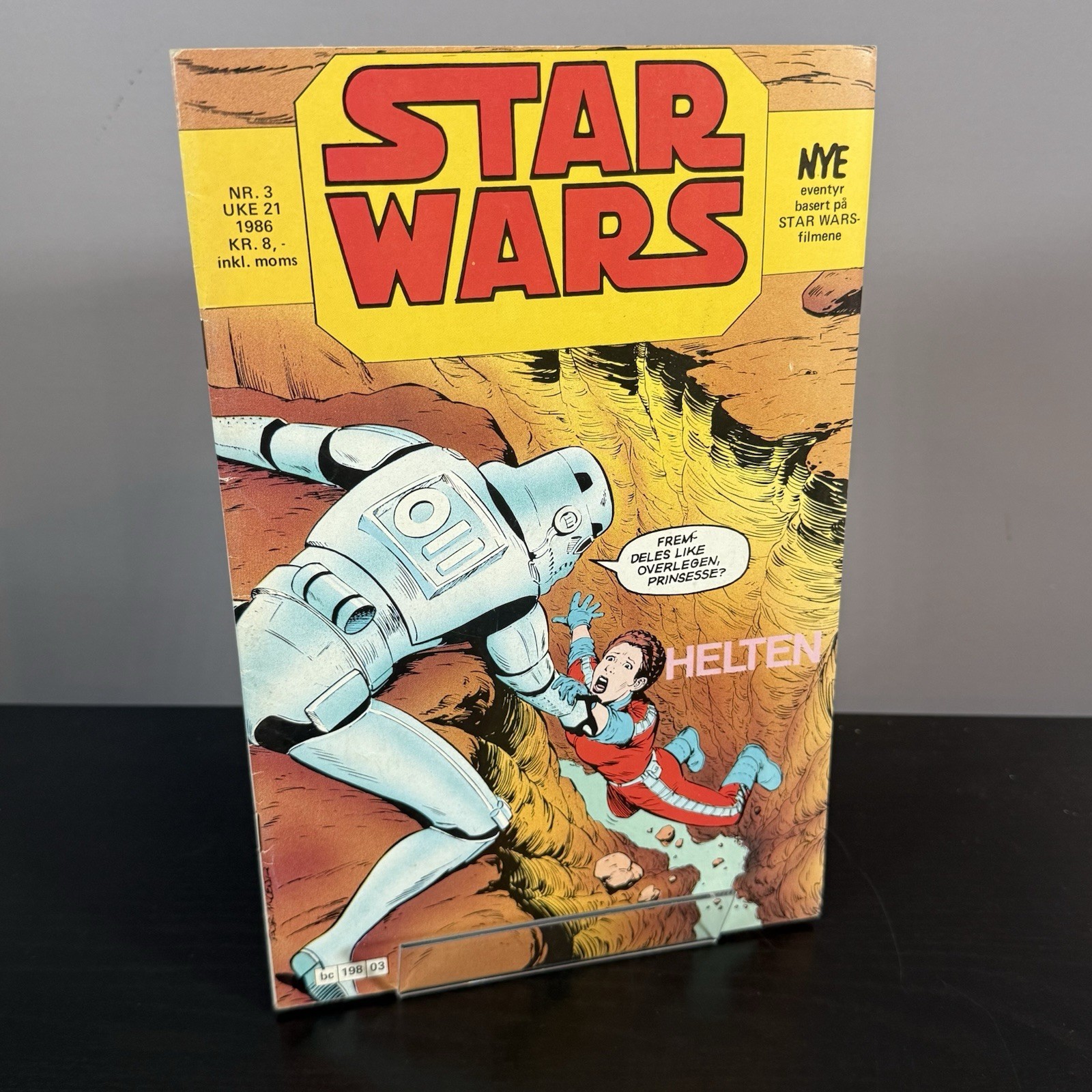 1986 STAR WARS NYE EVENTYR UKE 21 #3 NORWEGIAN EURO RARE VINTAGE VARIANT EDITION