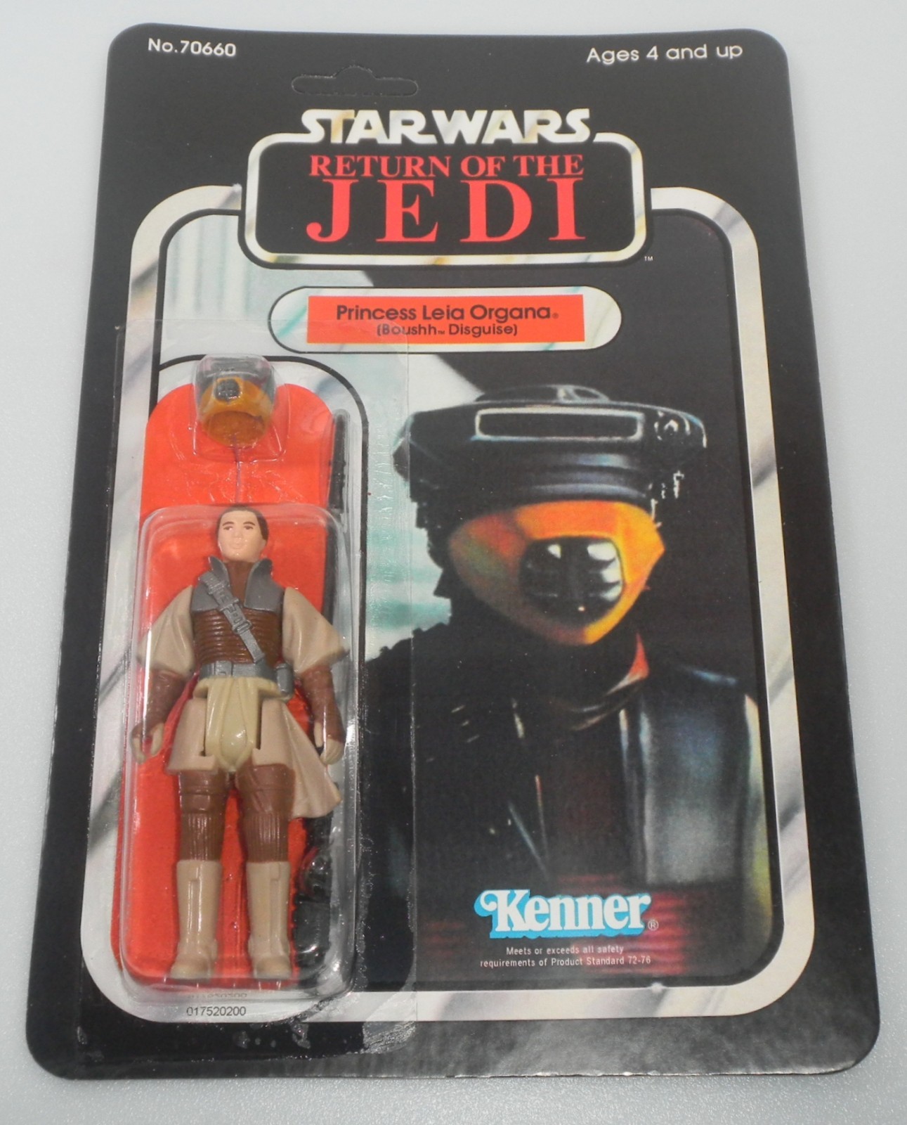 RECARDED 1983 Princess Leia Boushh Star Wars ROTJ 100% Complete Vintage Figure