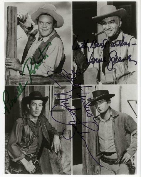 REPRINT - BONANZA Cast RP PRINTED SIGNATURE / AUTOGRAPH REPRINT 8x10 Photo
